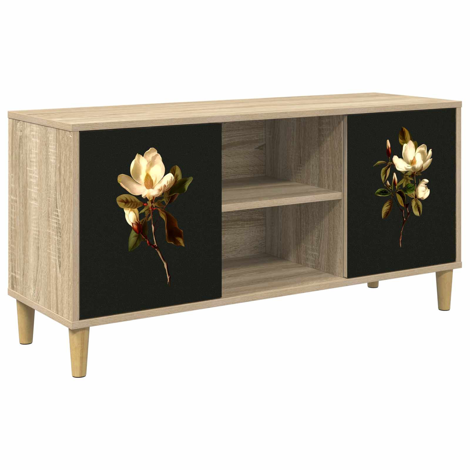 vidaXL TV-Schrank BREMEN 102 x 33 x 50 cm Sonoma Holzwerkstoff