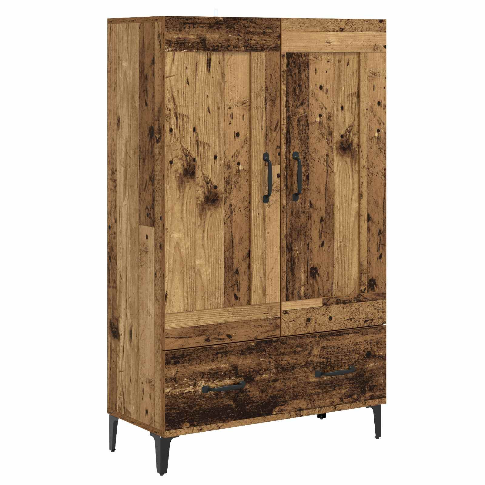 vidaXL Highboard Altholz 70 x 31 x 115 cm Holzwerkstoff