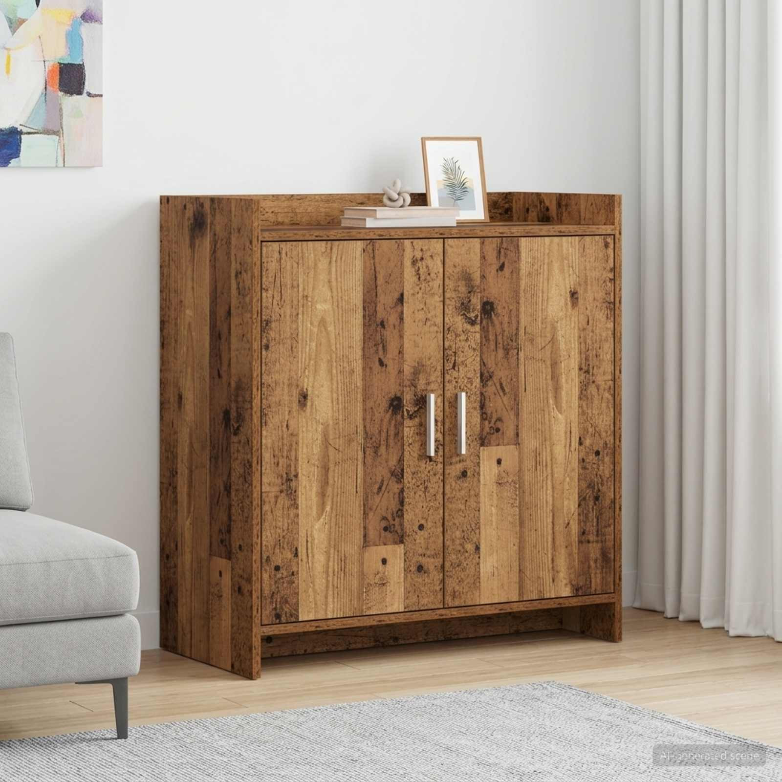 vidaXL Sideboard Altholz 72 x 36 x 80 cm Holzwerkstoff