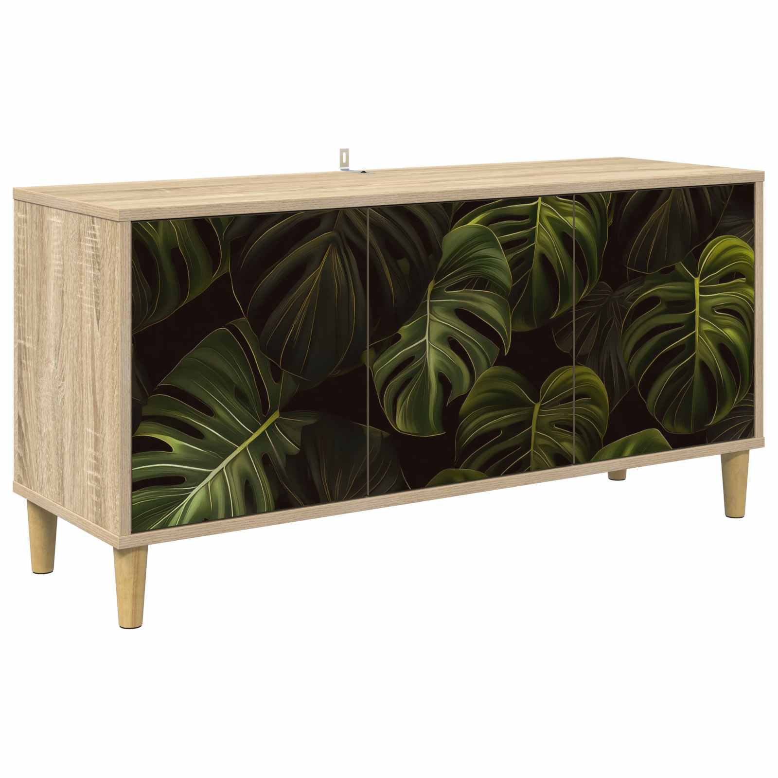 vidaXL TV-Schrank ELBURG 102 x 33 x 50 cm Sonoma Holzwerkstoff