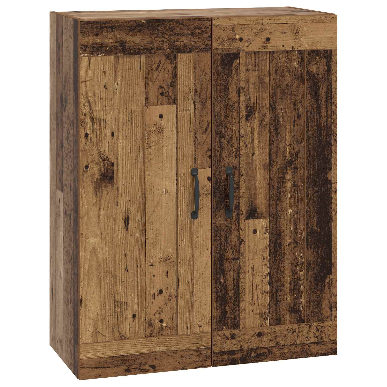 vidaXL Wandschrank Altholz 69,5 x 34 x 90 cm Holzwerkstoff