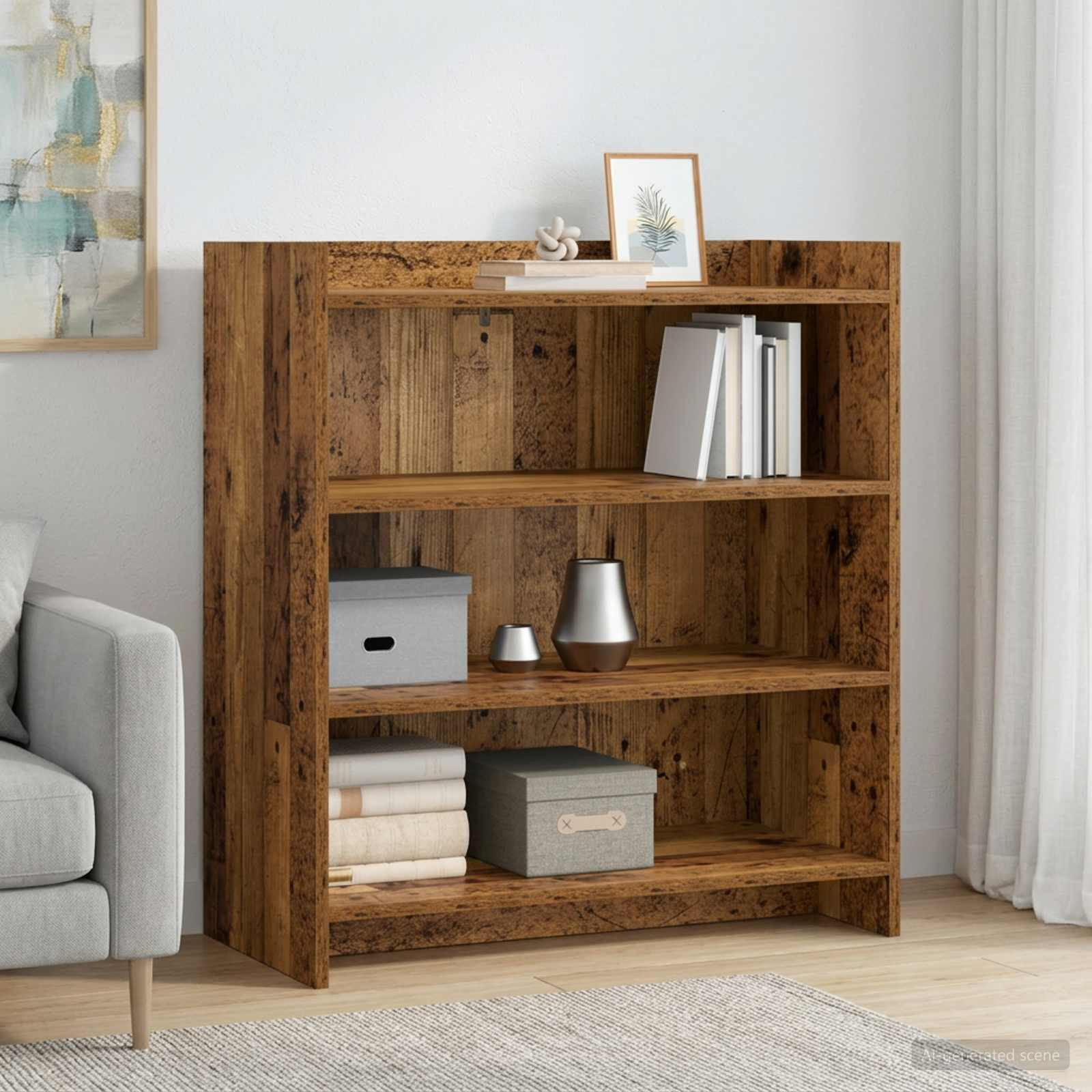 vidaXL Sideboard Altholz 75 x 36 x 80 cm Holzwerkstoff
