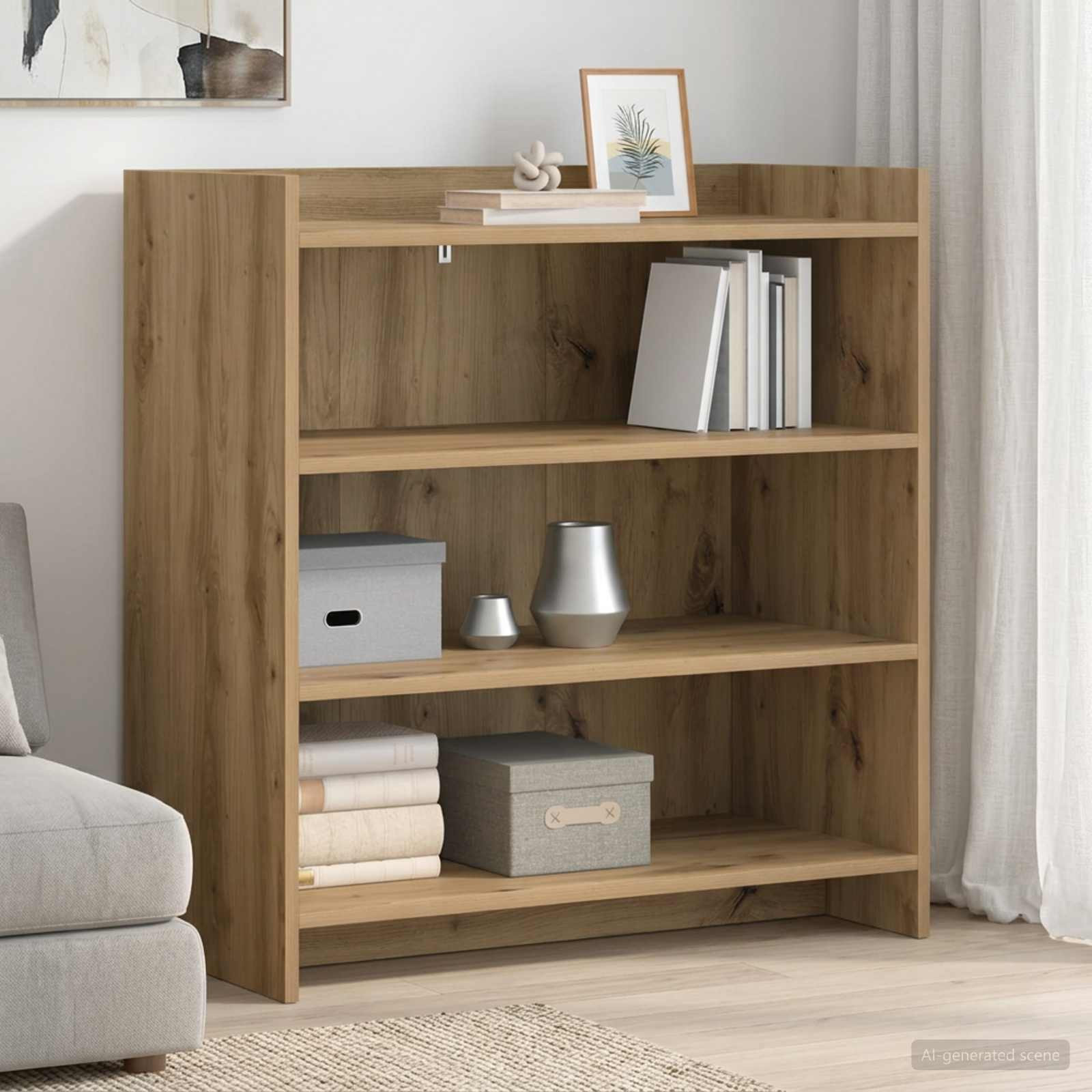 vidaXL Sideboard Artisan-Eiche 75 x 36 x 80 cm Holzwerkstoff