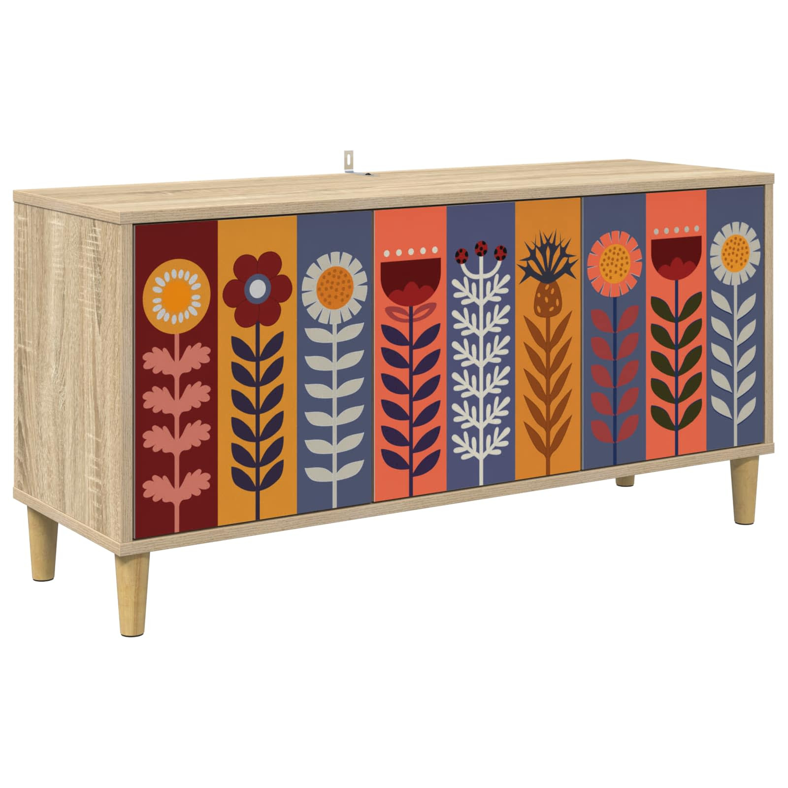 vidaXL TV-Schrank ESSEN 102 x 33 x 50 cm Sonoma Holzwerkstoff