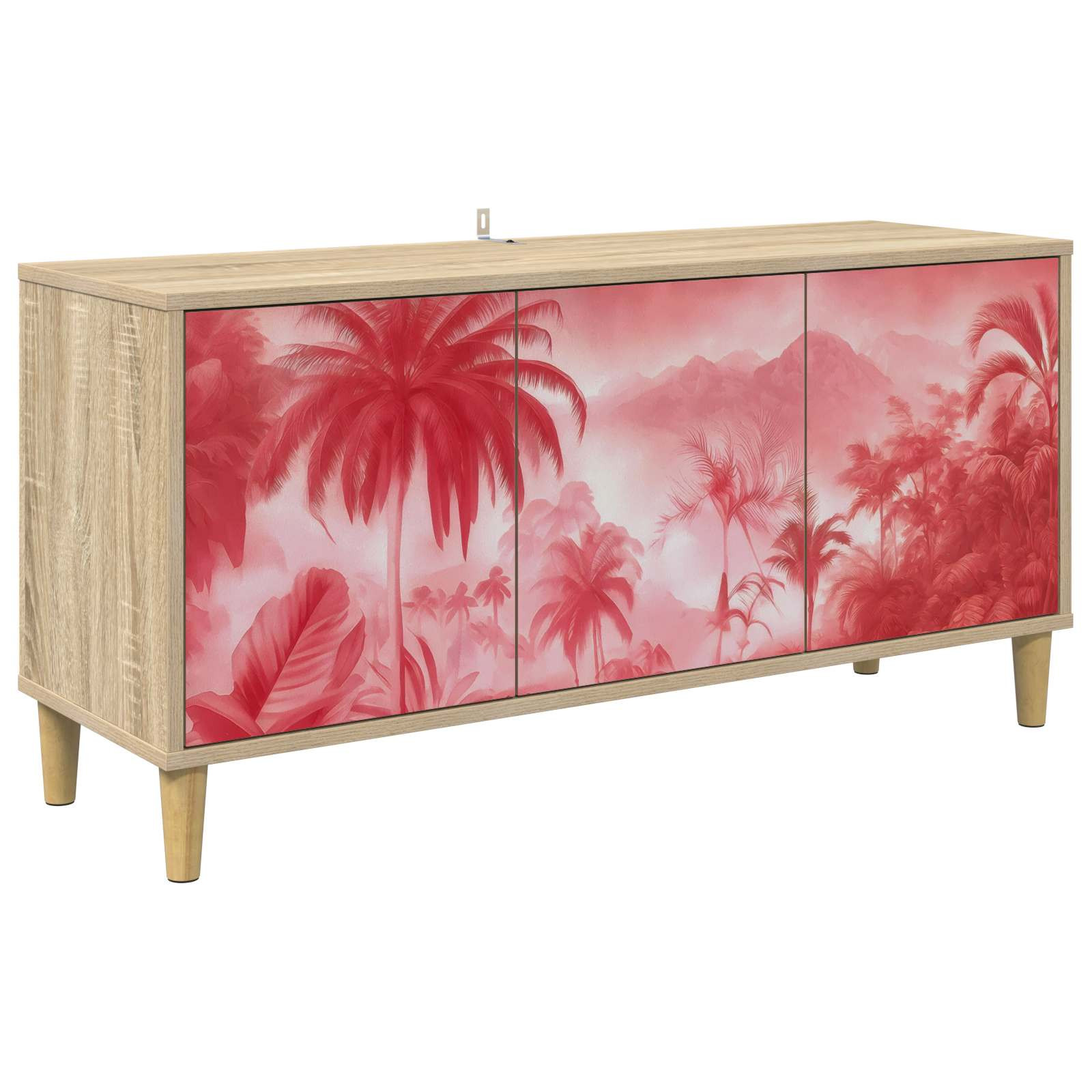 vidaXL TV-Schrank AACHEN 102 x 33 x 50 cm Sonoma Holzwerkstoff