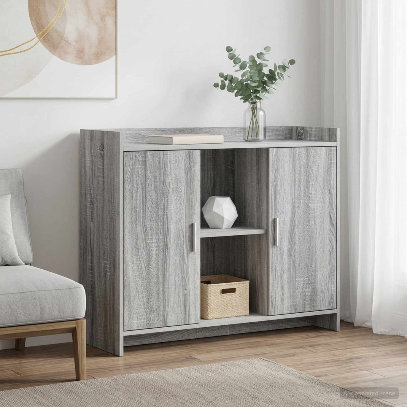 vidaXL Sideboard 98,5 x 33 x 80 cm PB