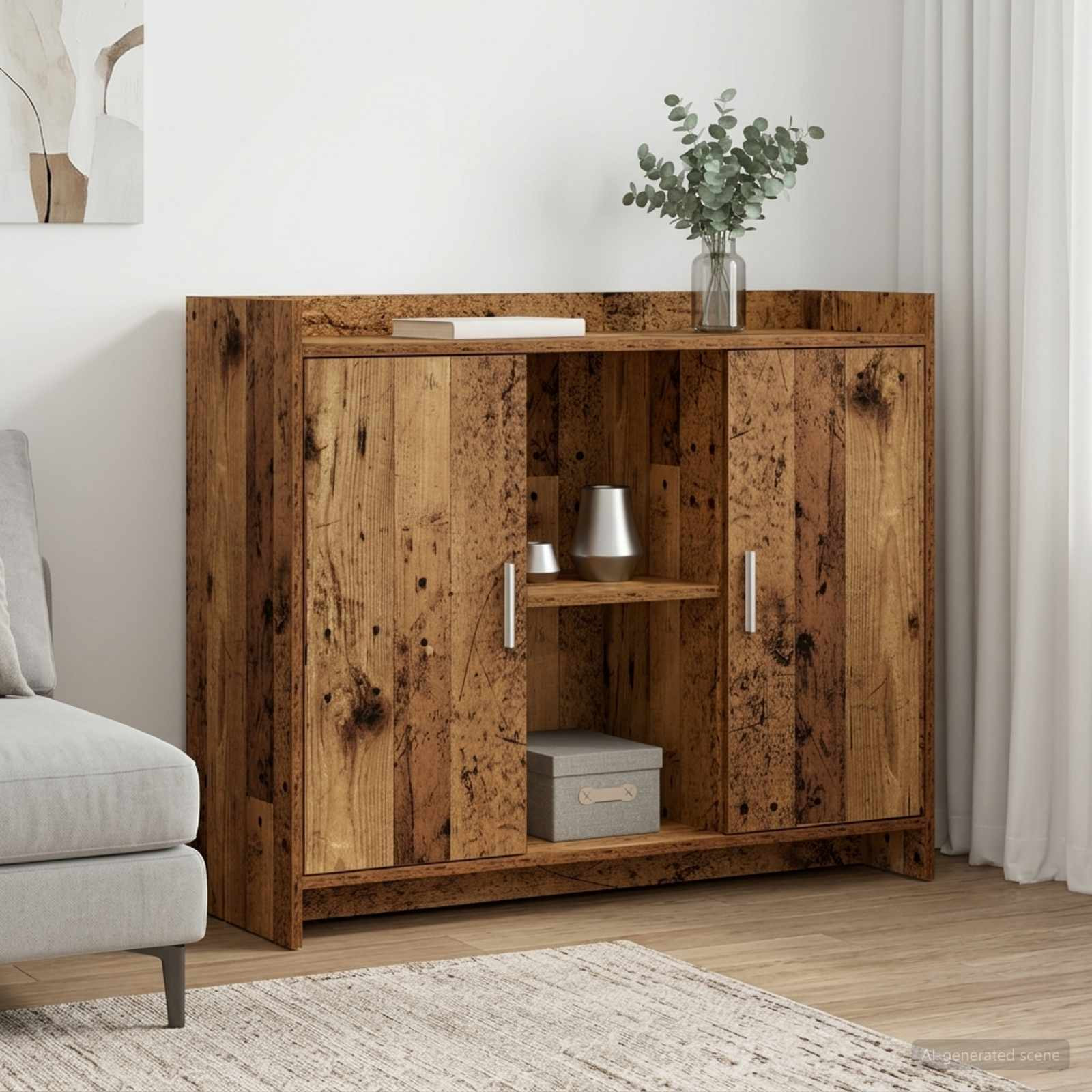 vidaXL Sideboard 98,5 x 33 x 80 cm PB