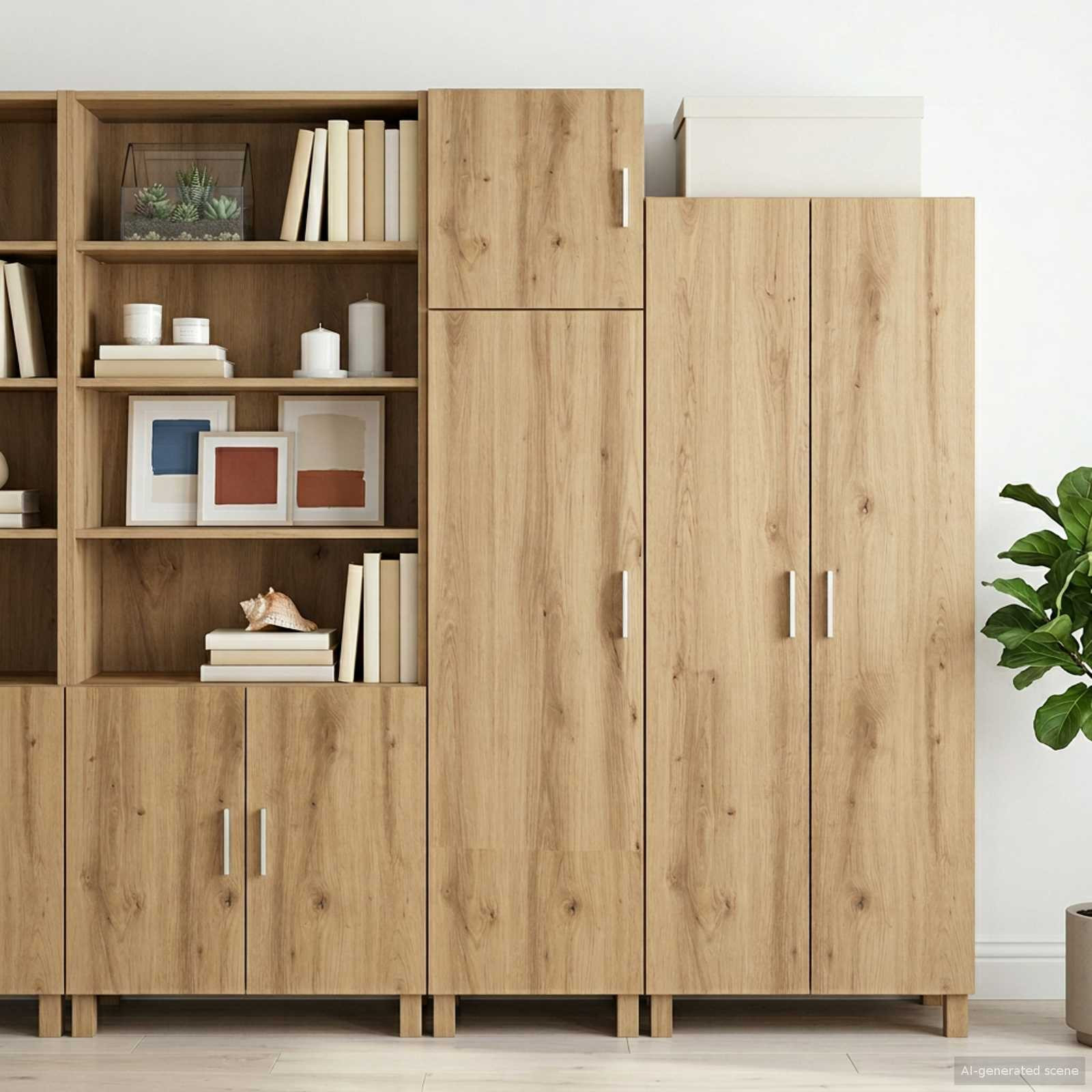 vidaXL Wandschrank Artisan-Eiche 40 x 42,5 x 40 cm PB