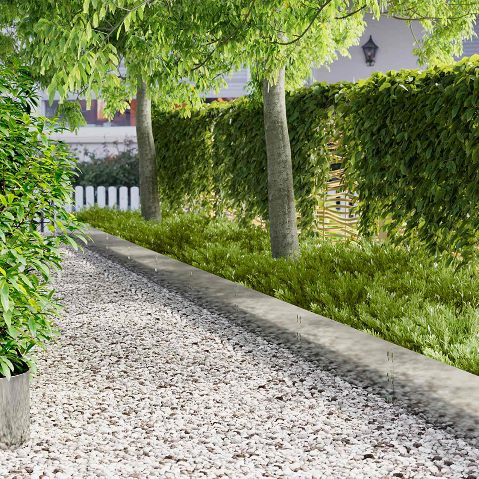 vidaXL Raseneinfassung 20 pcs 100 x 30 cm Stahl Silber