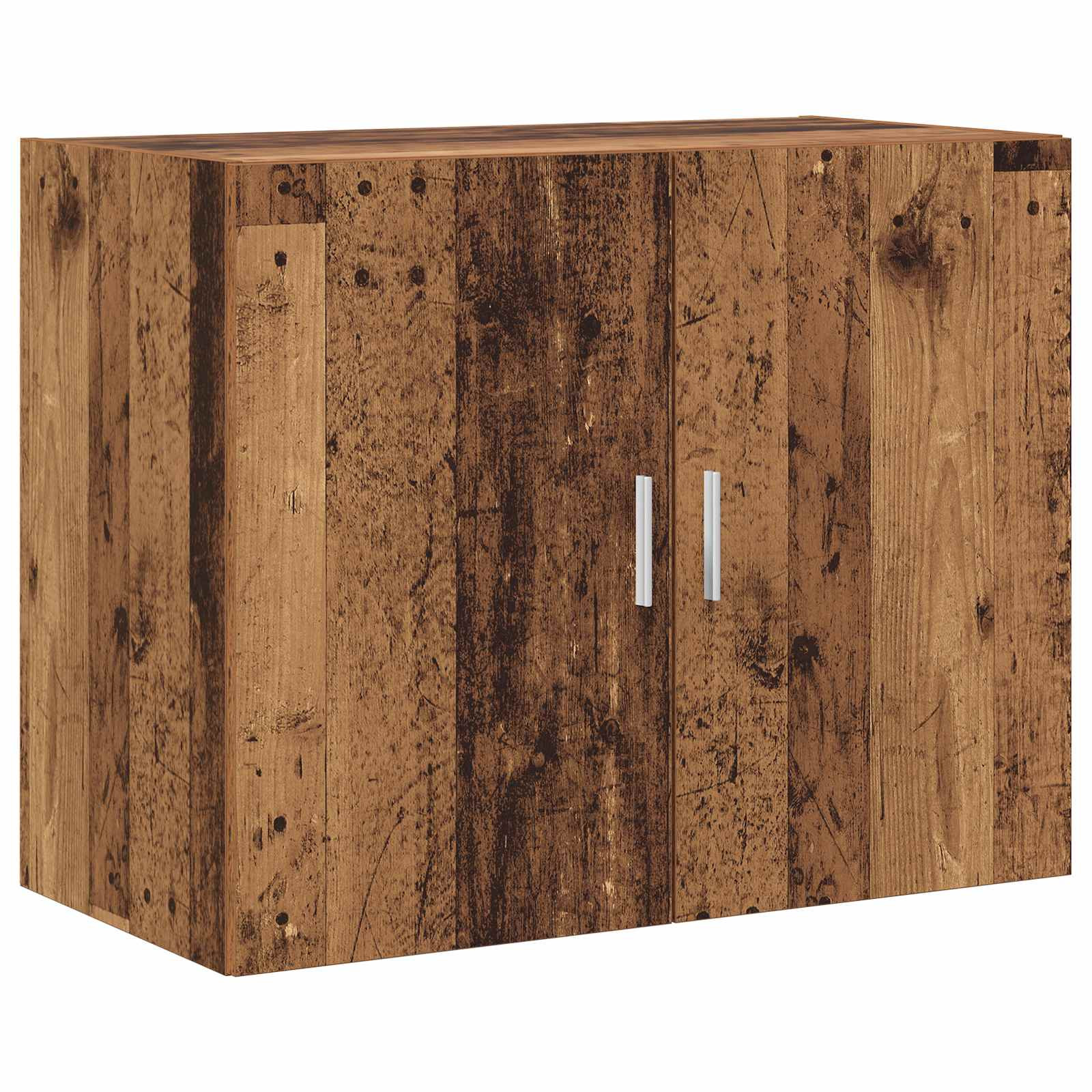 vidaXL Wandschrank Altholz 80 x 42,5 x 64 cm Holzwerkstoff