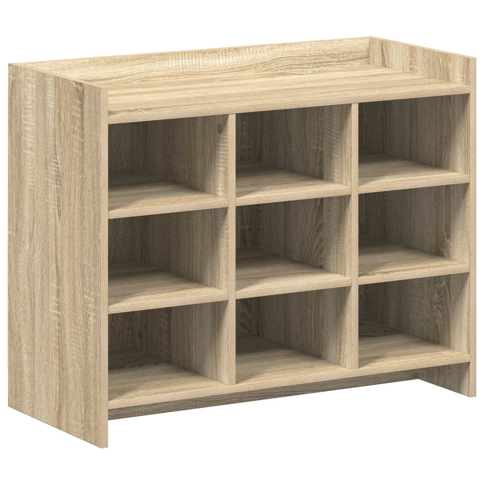 vidaXL Schuhschrank Sonoma-Eiche 85 x 39,5 x 70 cm Holzwerkstoff