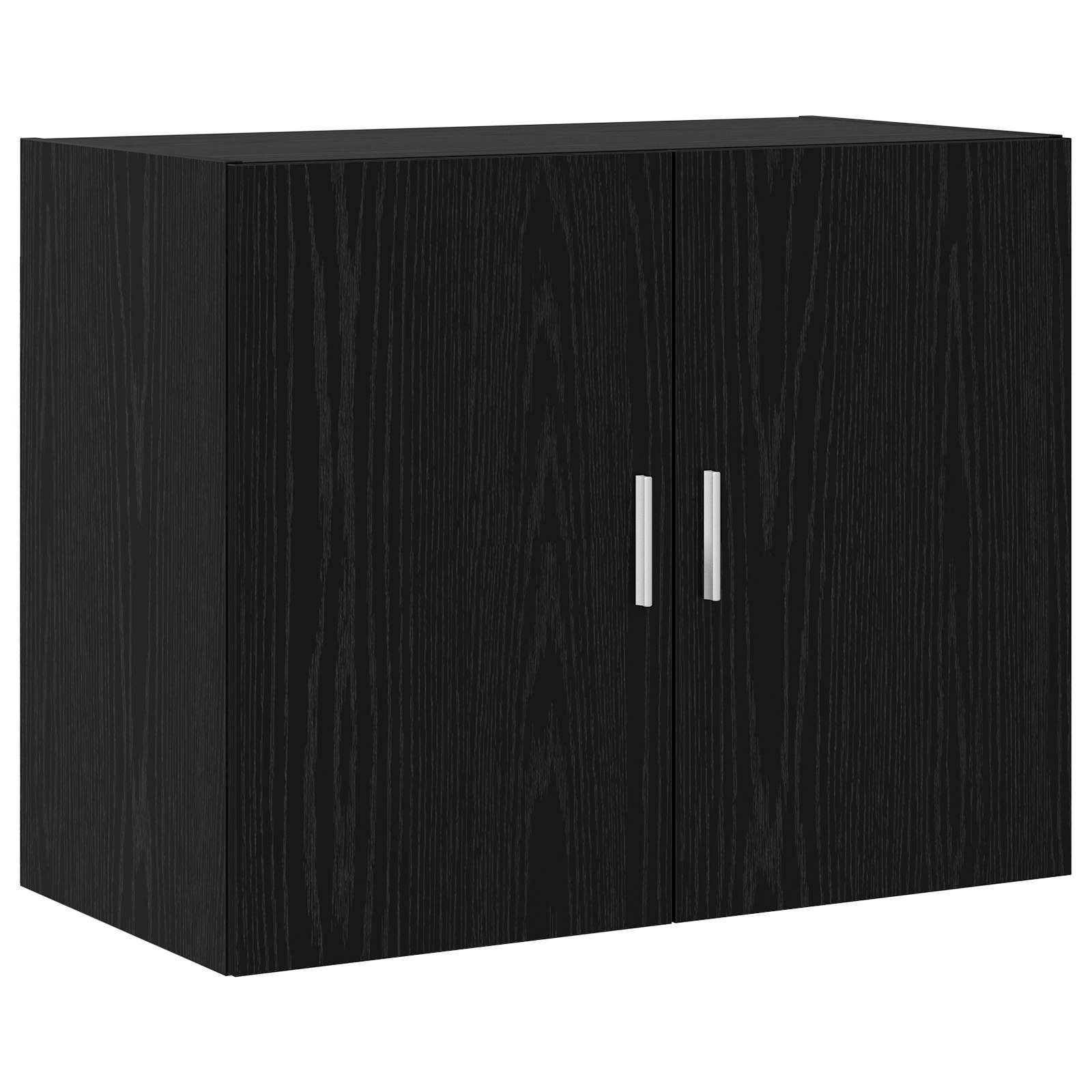 vidaXL Wandschrank Schwarze Eiche 80 x 42,5 x 64 cm Holzwerkstoff