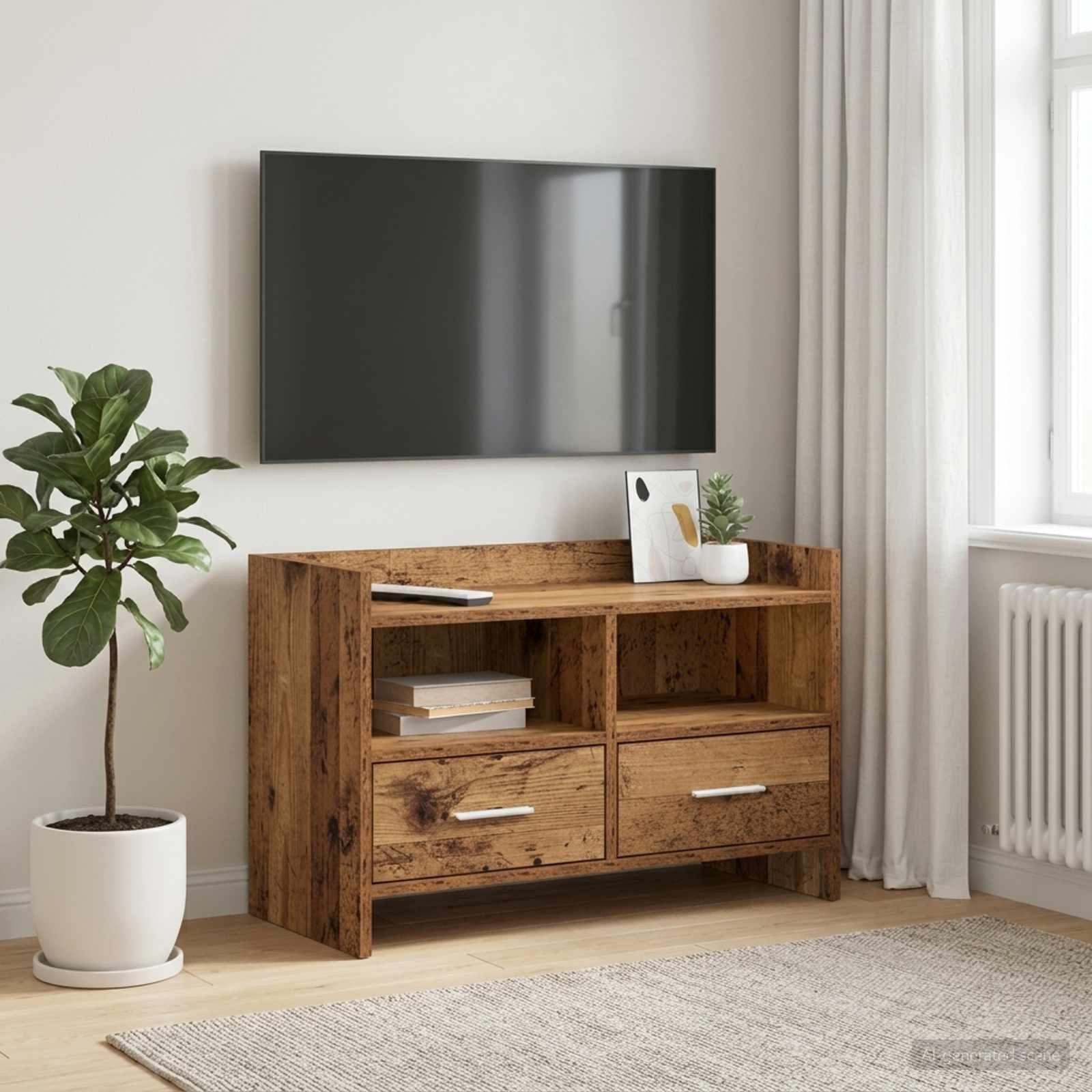 vidaXL TV-Schränk 71,5 x 33 x 47 cm Altholz Holzwerkstoff