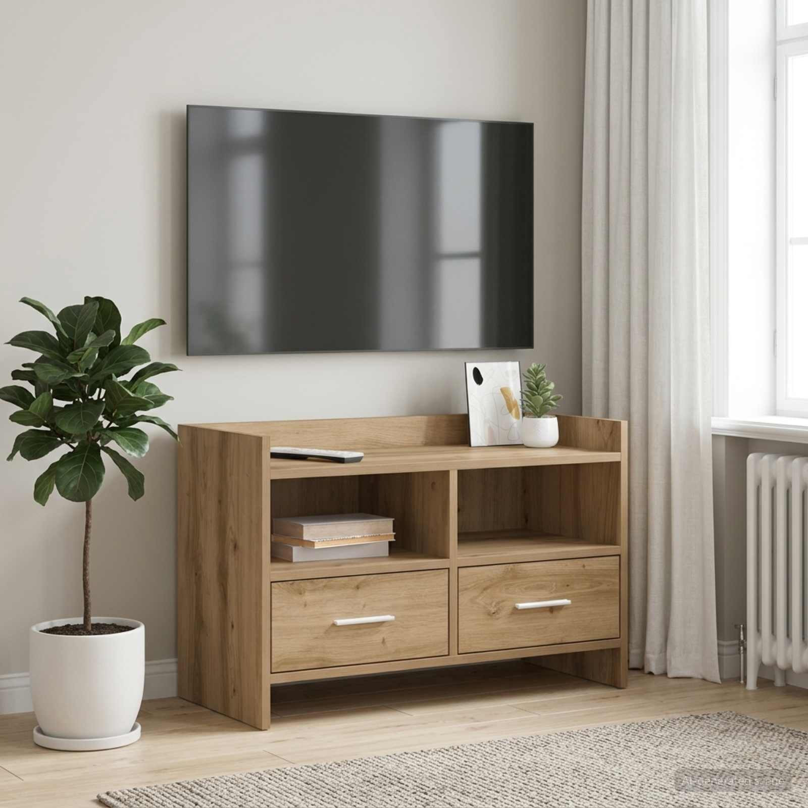 vidaXL TV-Schränk 71,5 x 33 x 47 cm Artisan-Eiche Holzwerkstoff