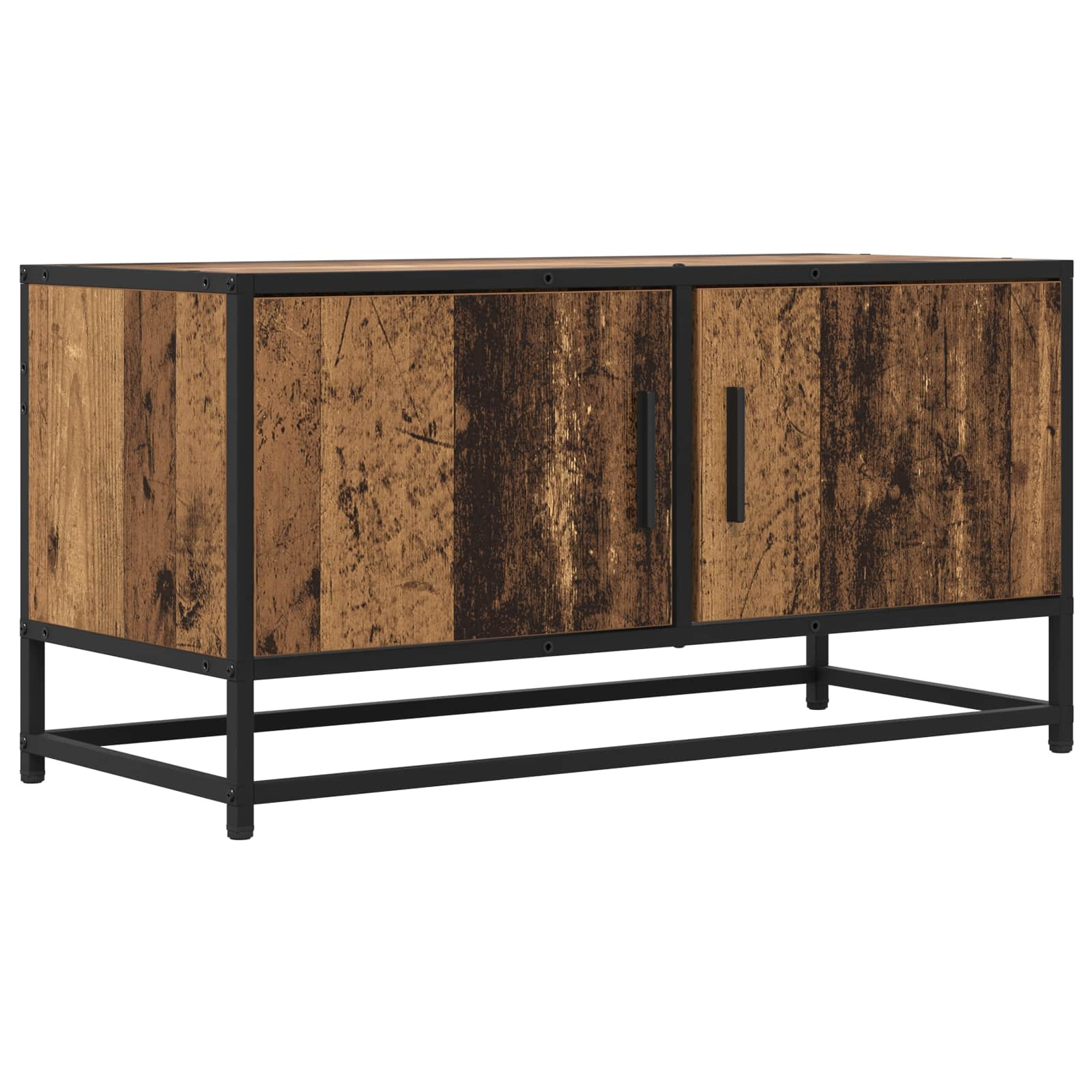 vidaXL TV-Schränk 80 x 34,5 x 40 cm Altholz Holzwerkstoff