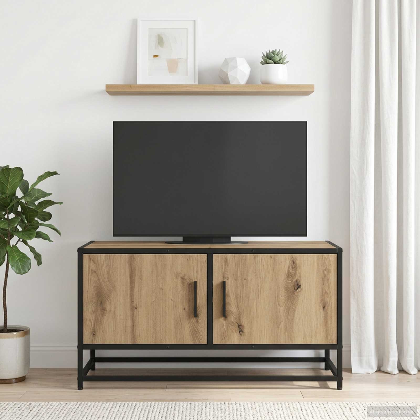 vidaXL TV-Schränk 80 x 34,5 x 40 cm Artisan-Eiche Holzwerkstoff