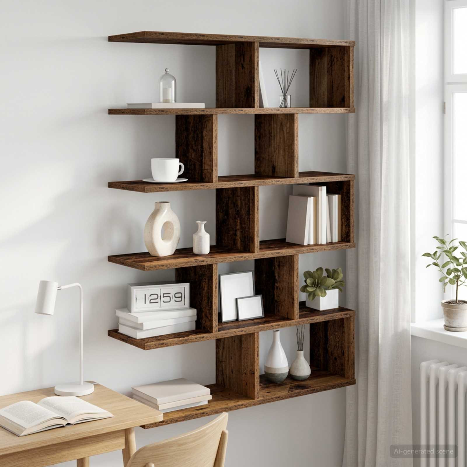 vidaXL Wandregal Altholz 70 x 20 x 100 cm Holzwerkstoff