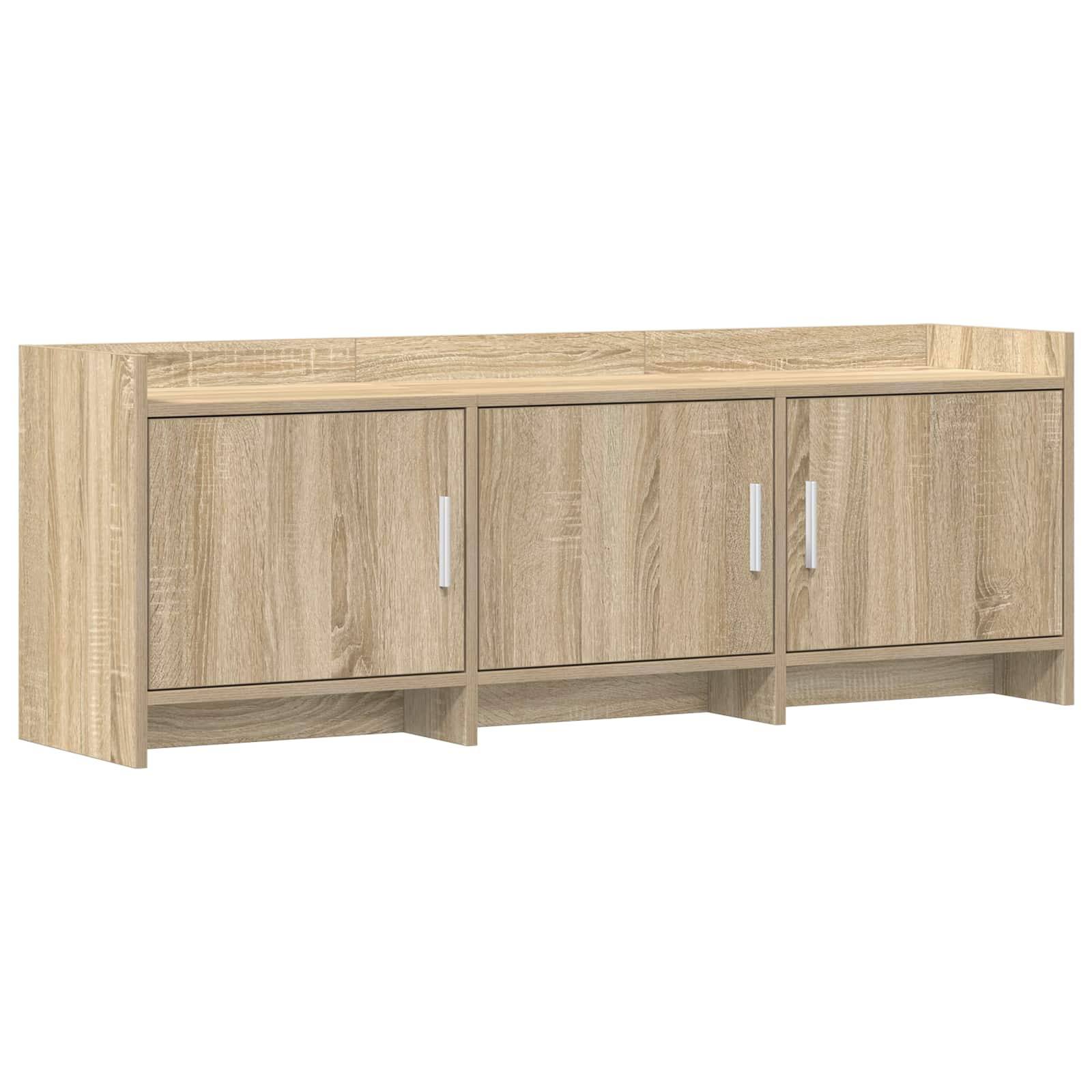 vidaXL TV-Schränk 130 x 33 x 47 cm Sonoma-Eiche Holzwerkstoff