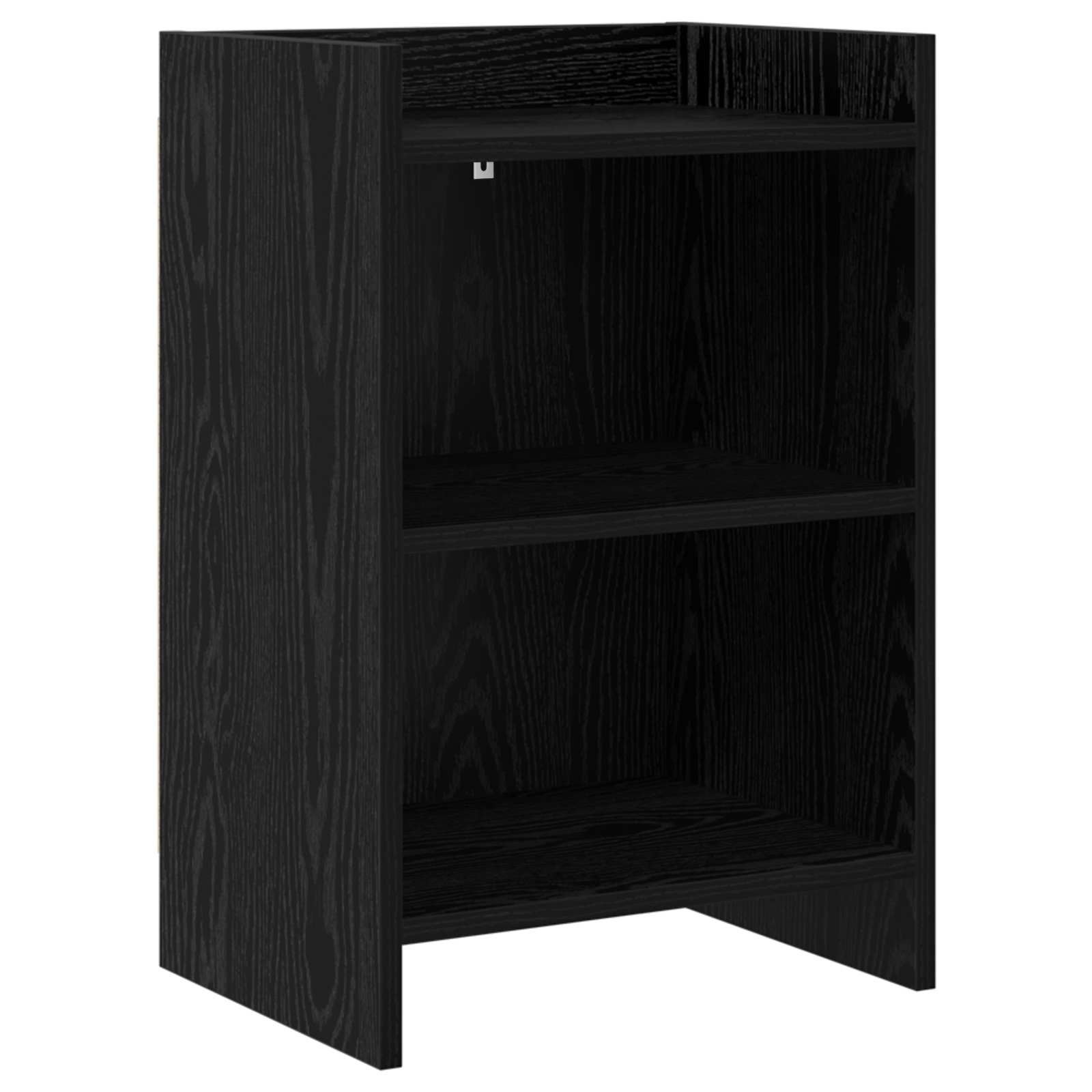 vidaXL Nachttische Schwarze Eiche 40 x 30 x 60 cm Holzwerkstoff