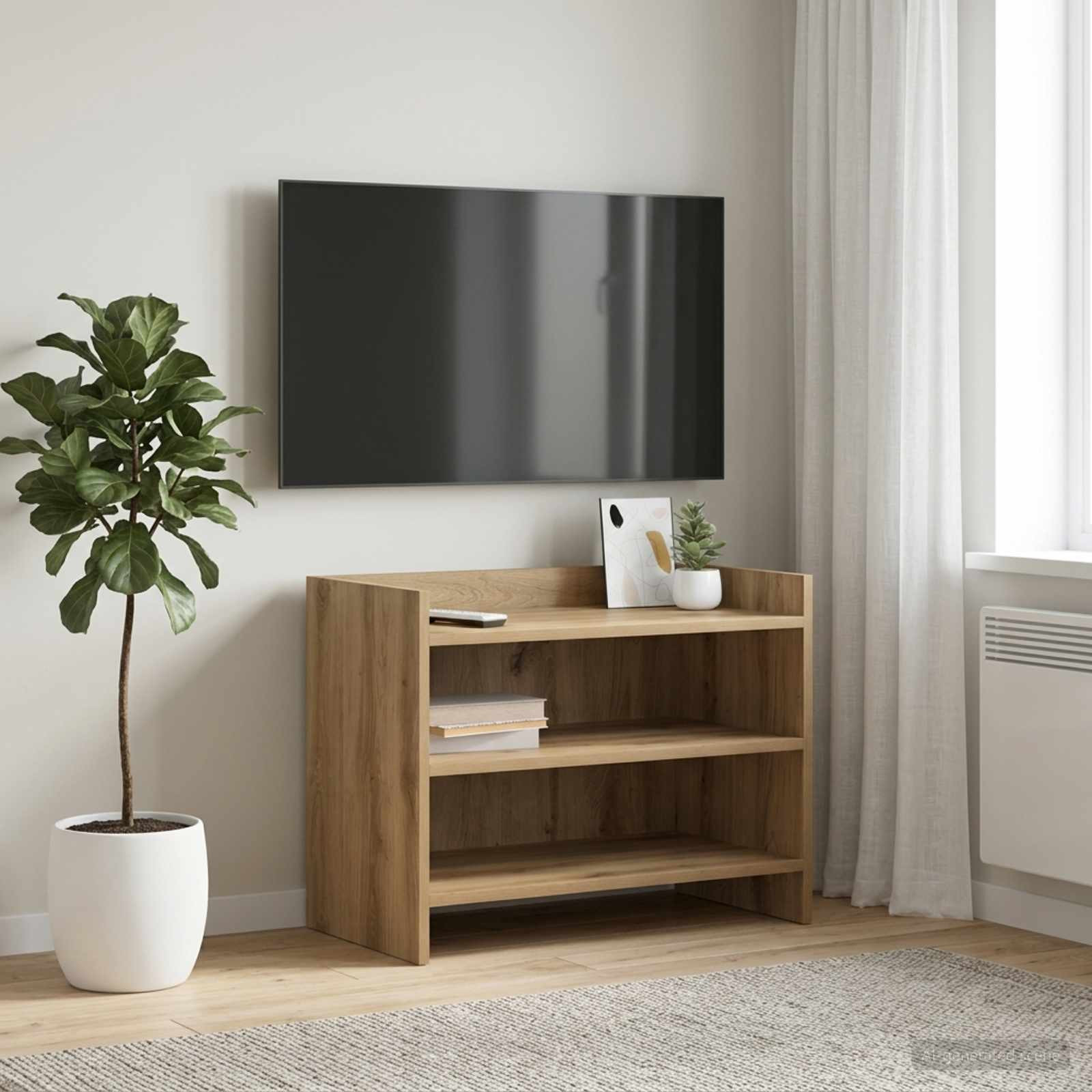 vidaXL TV-Schränk 60 x 33 x 47 cm Artisan-Eiche Holzwerkstoff