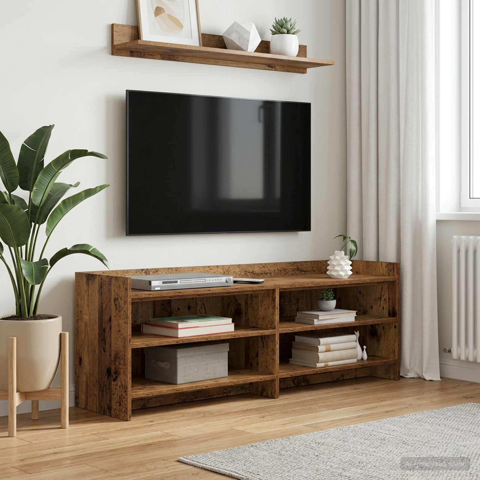 vidaXL TV-Schränk 135 x 33 x 47 cm Altholz Holzwerkstoff