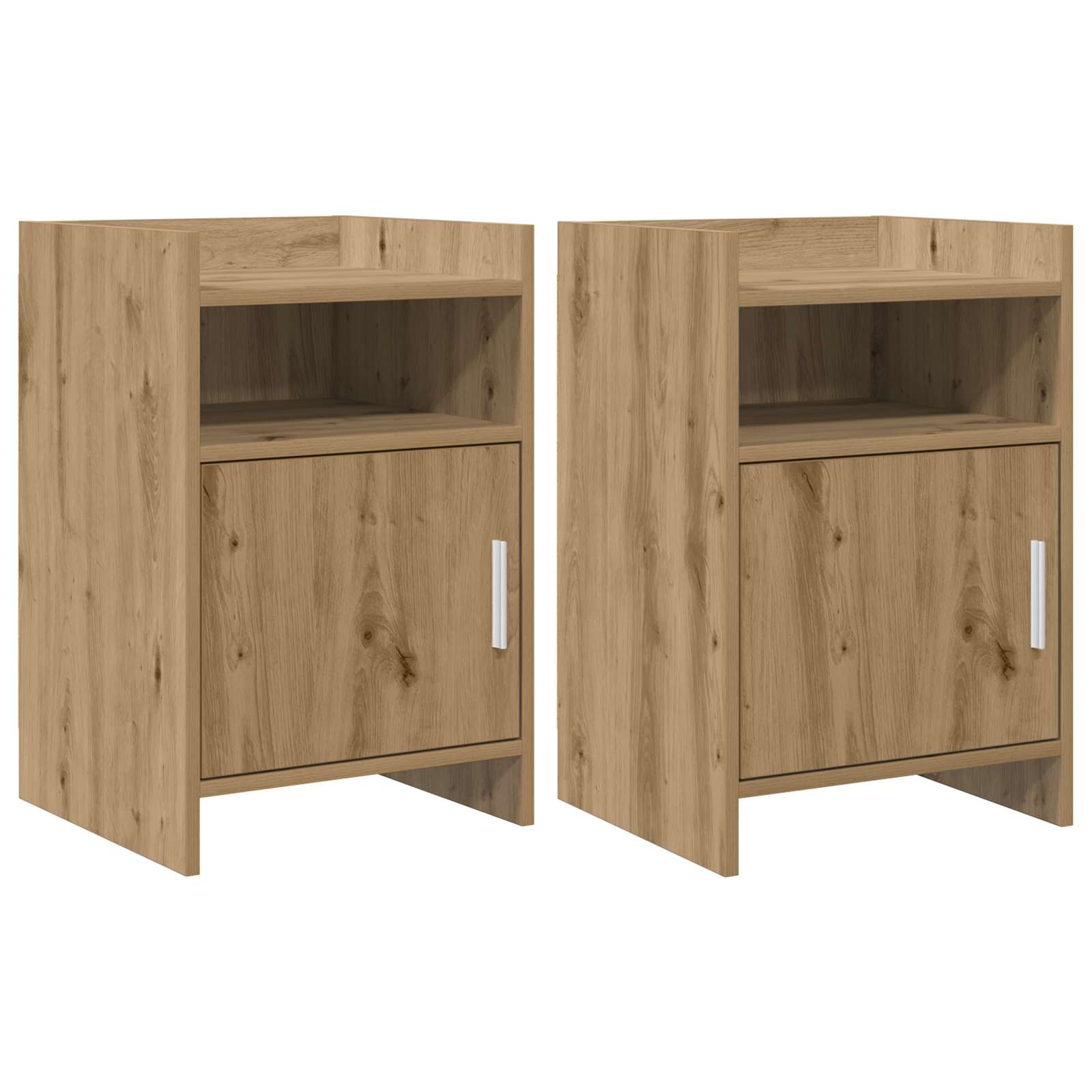 vidaXL Nachttische 2 Stk. Artisan-Eiche 40 x 36 x 60 cm Holzwerkstoff
