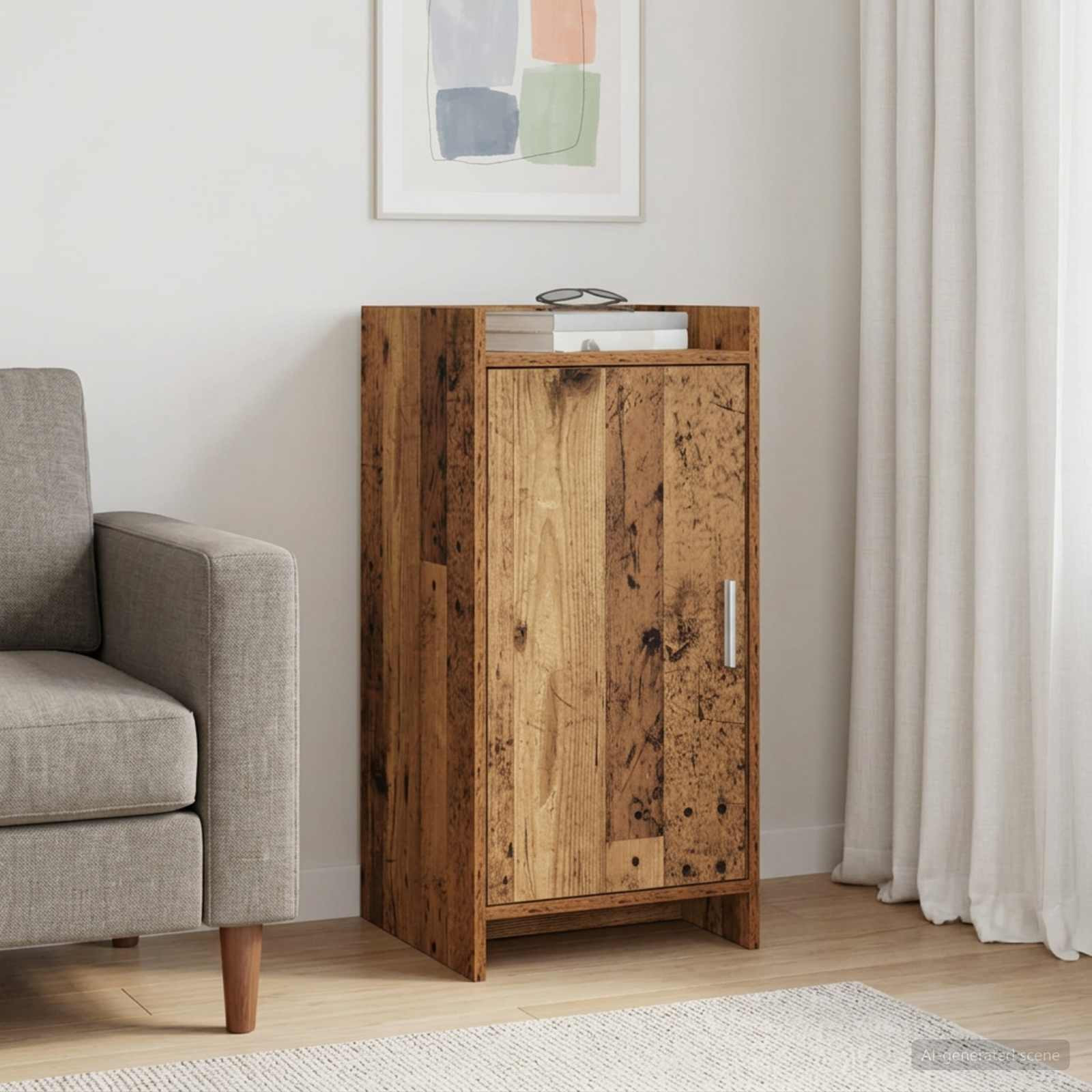 vidaXL Sideboard Altholz 40 x 36 x 80 cm Holzwerkstoff