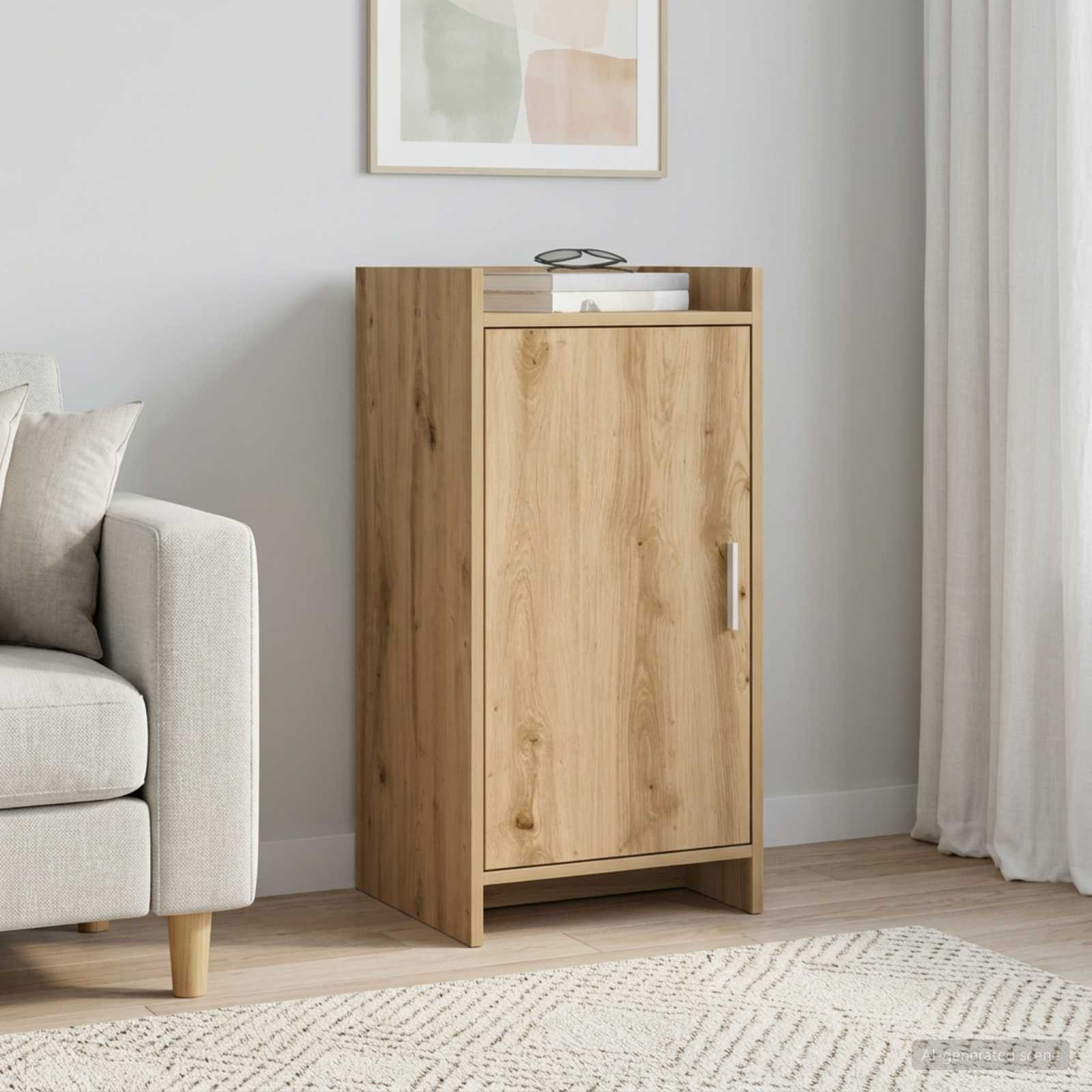 vidaXL Sideboard Artisan-Eiche 40 x 36 x 80 cm Holzwerkstoff