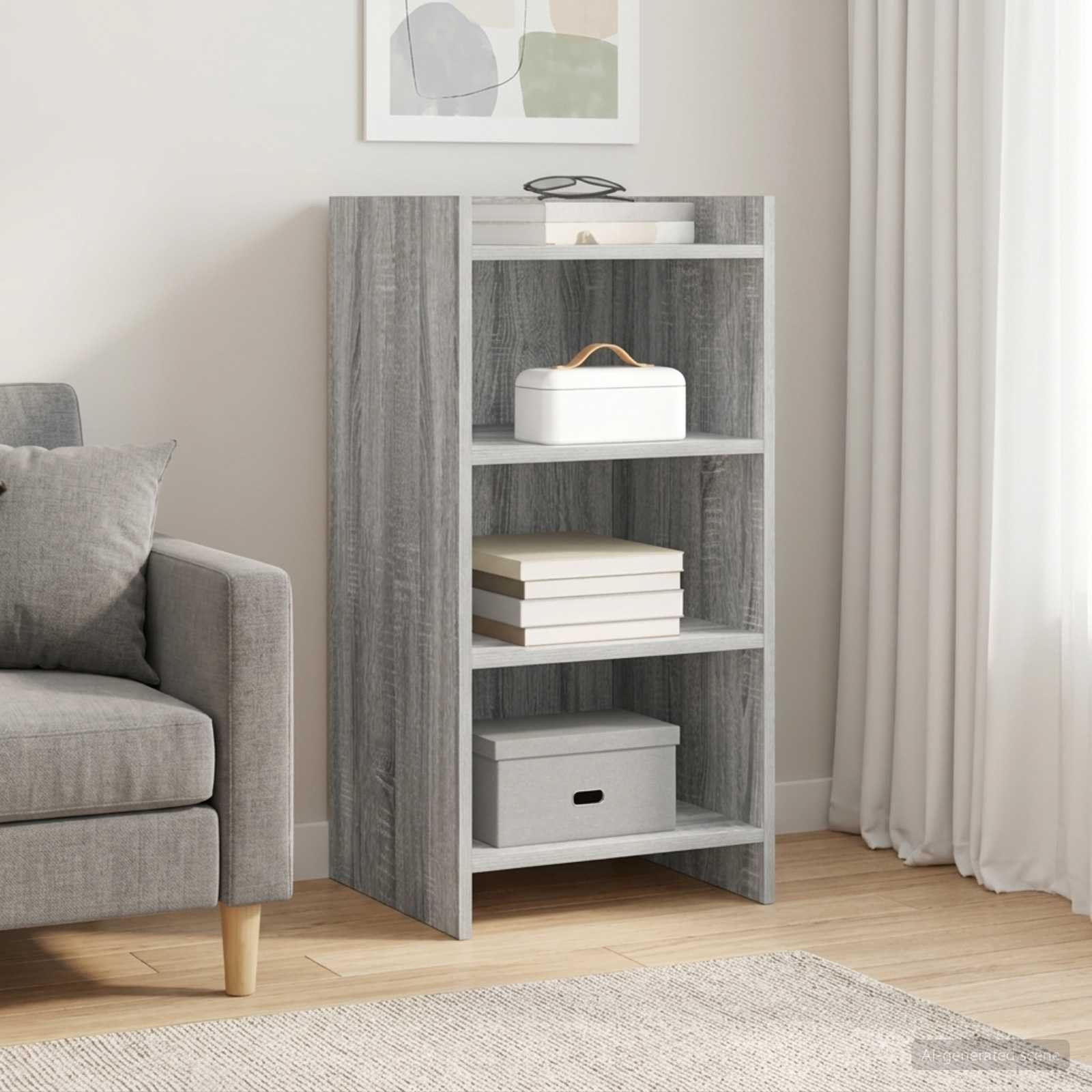 vidaXL Sideboard Grau Sonoma 40 x 36 x 80 cm Holzwerkstoff