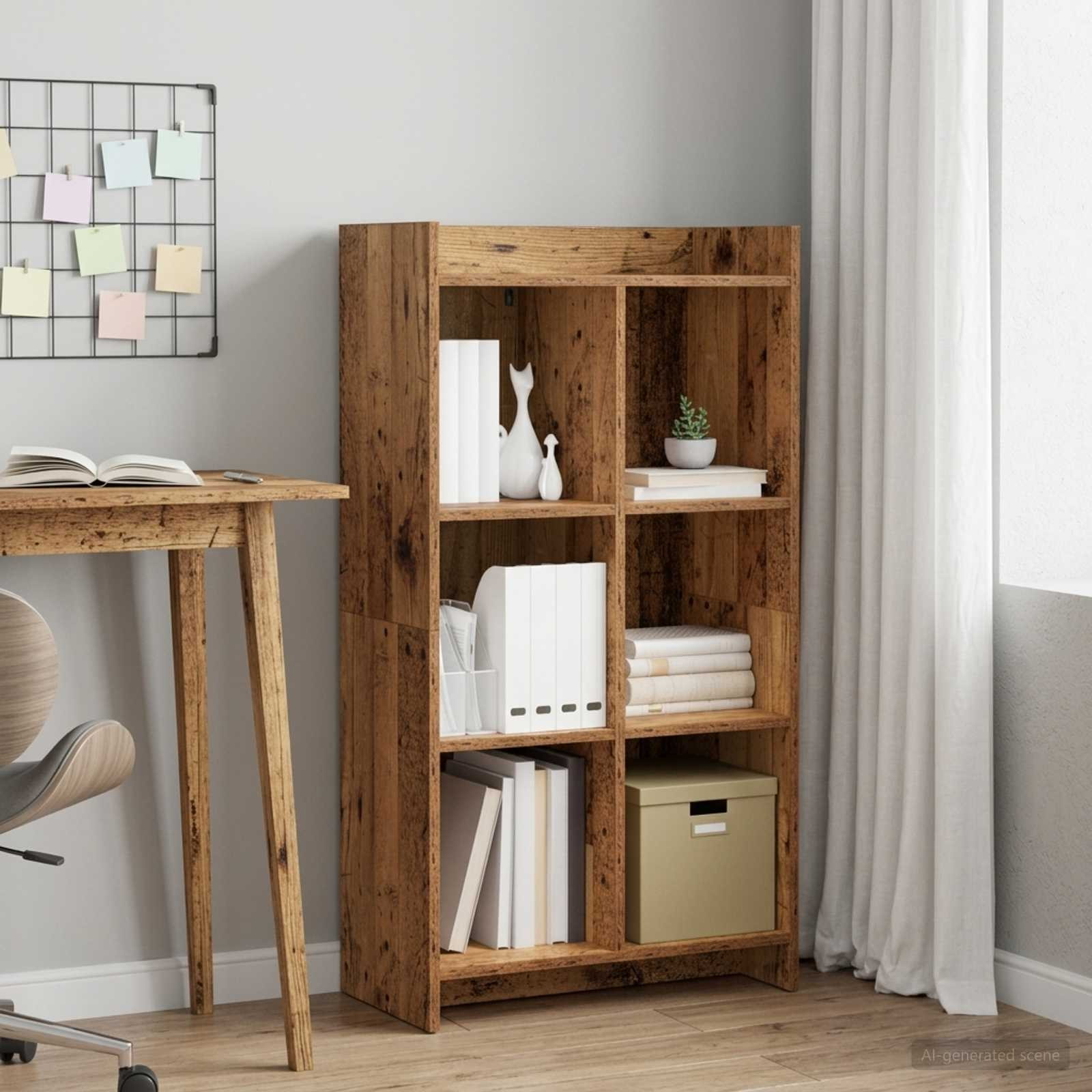 vidaXL Bücherregal Altholz 59 x 30 x 111 cm Holzwerkstoff
