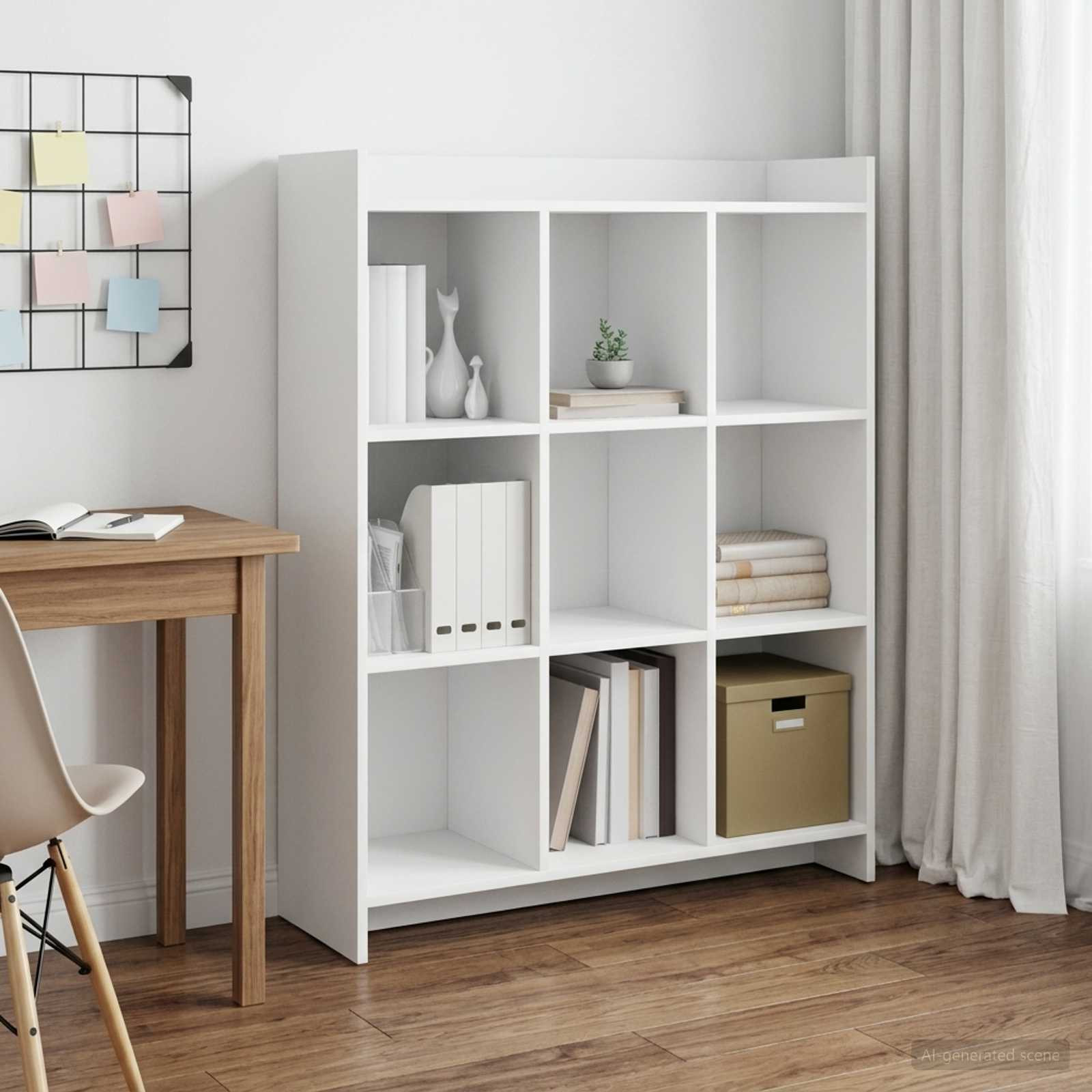 vidaXL Bücherregal Weiß 87,5 x 30 x 111 cm Holzwerkstoff