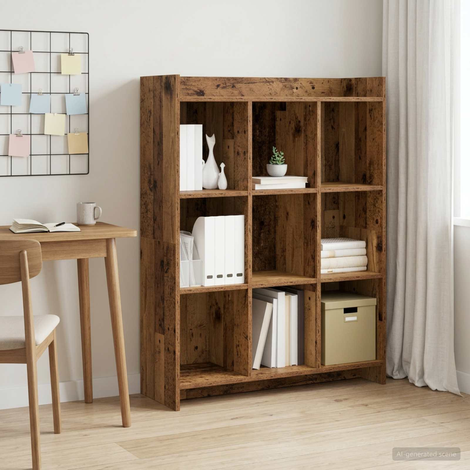 vidaXL Bücherregal Altholz 87,5 x 30 x 111 cm Holzwerkstoff