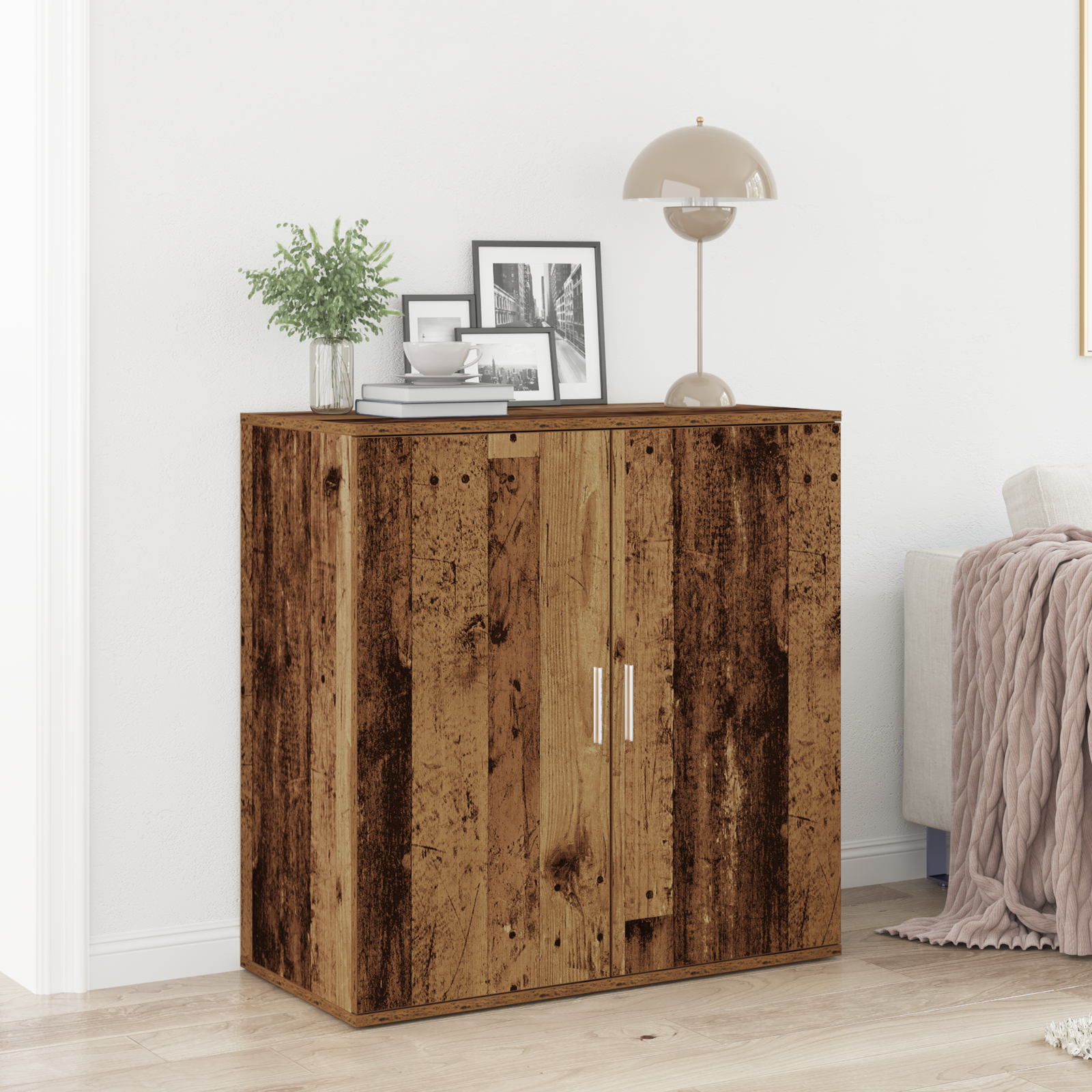 vidaXL Sideboard Altholz 79 x 38 x 80 cm Holzwerkstoff