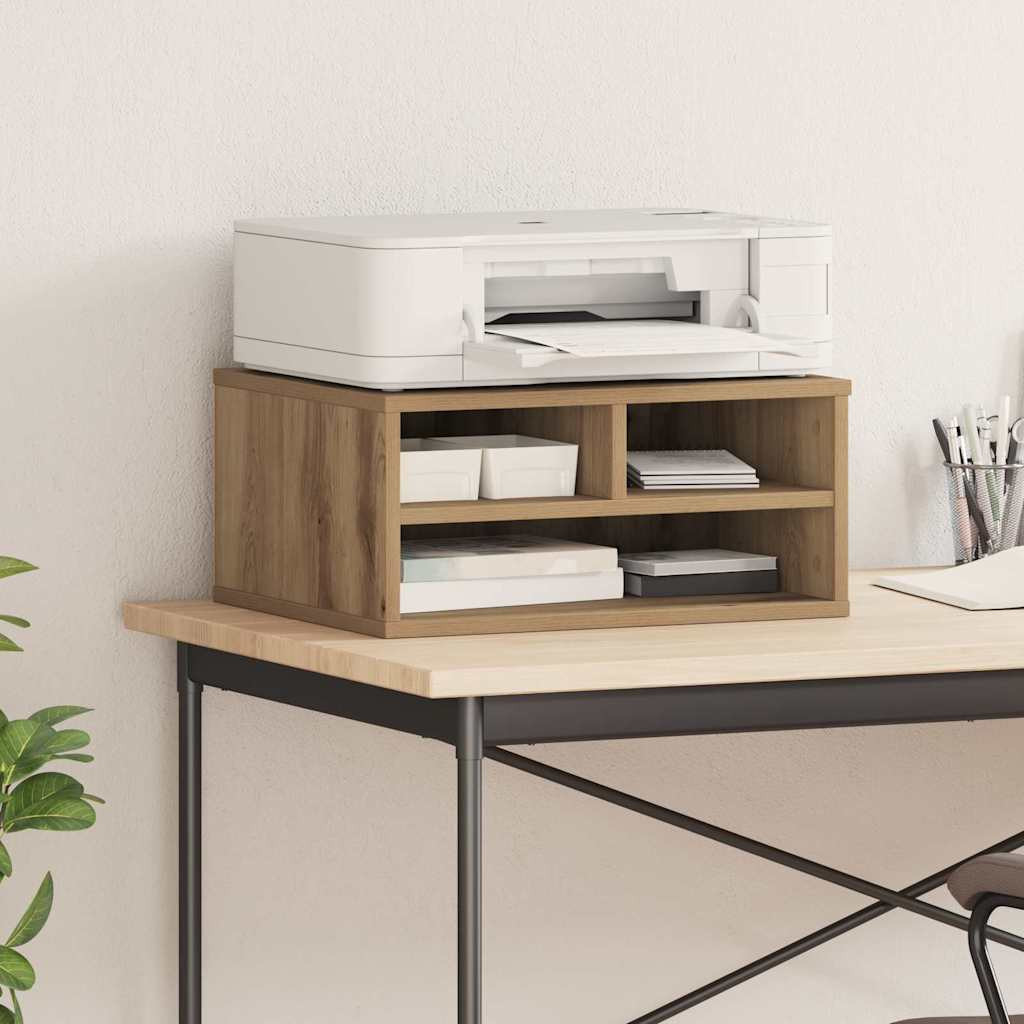 vidaXL Druckerständer Artisan-Eiche 49 x 40 x 22.5 cm Holzwerkstoff