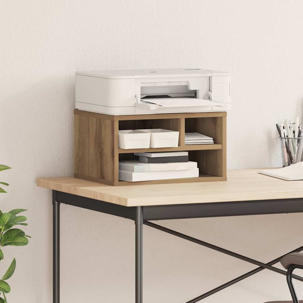 vidaXL Druckerständer Artisan-Eiche 40 x 32 x 22,5 cm Holzwerkstoff