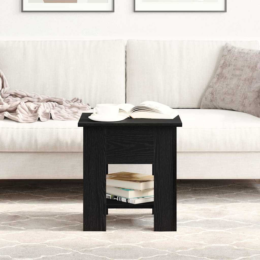 vidaXL Couchtisch Schwarz Eichen-Optik 40 x 40 x 42 cm Holzwerkstoff