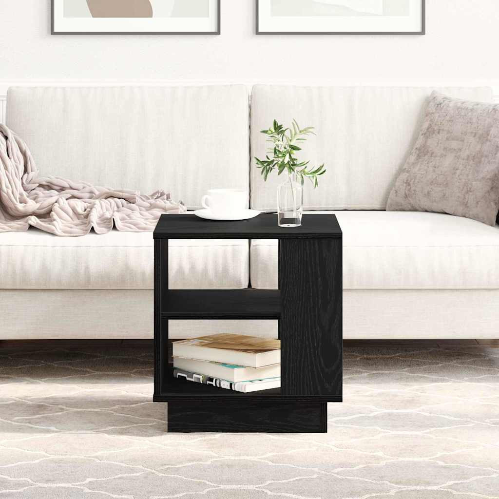 vidaXL Couchtisch Schwarz Eichen-Optik 40 x 40 x 43 cm Holzwerkstoff