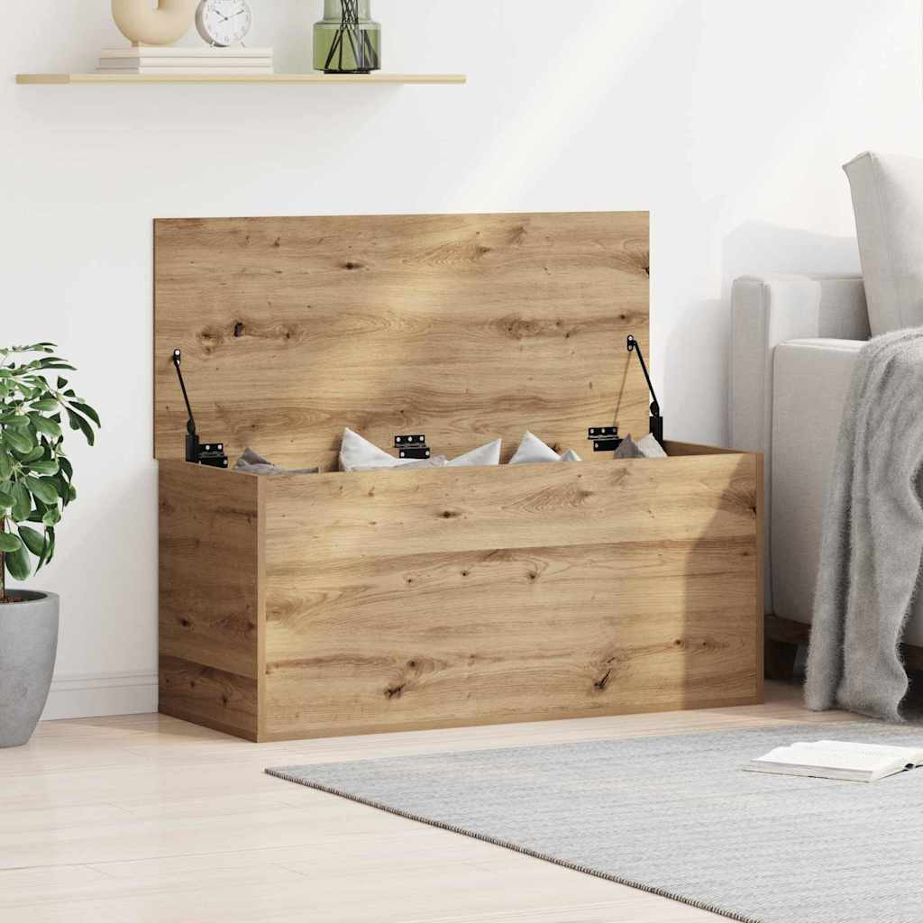 vidaXL Aufbewahrungsbox Artisan-Eiche 100 x 42 x 46 cm Holzwerkstoff