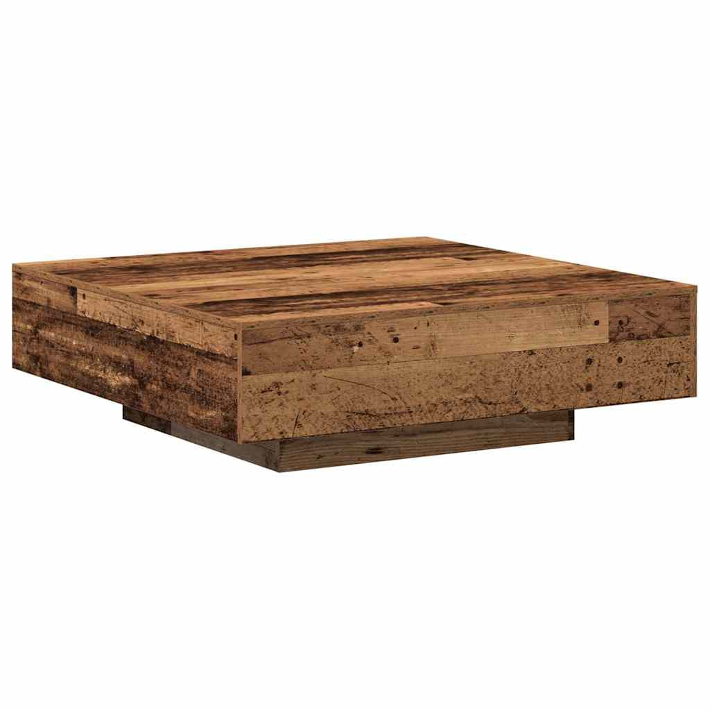 vidaXL Couchtisch Altholz 100 x 100 x 31 cm