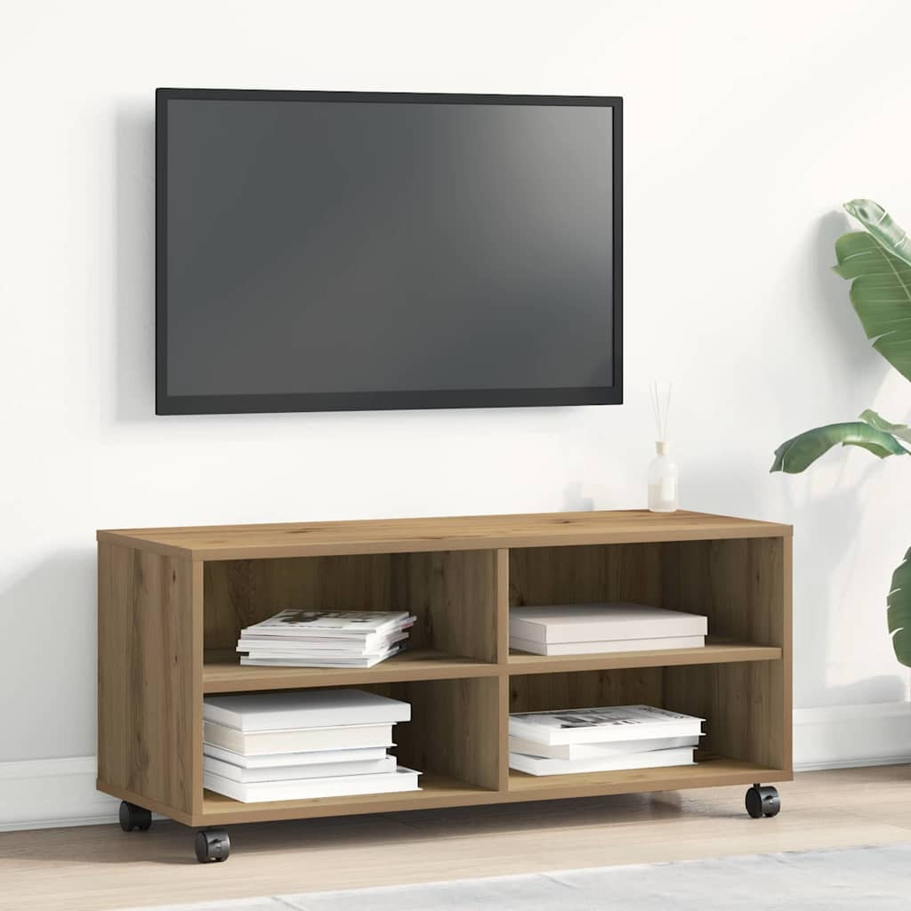 vidaXL TV-Schränk 90 x 35 x 40,5 cm Braun Holzwerkstoff