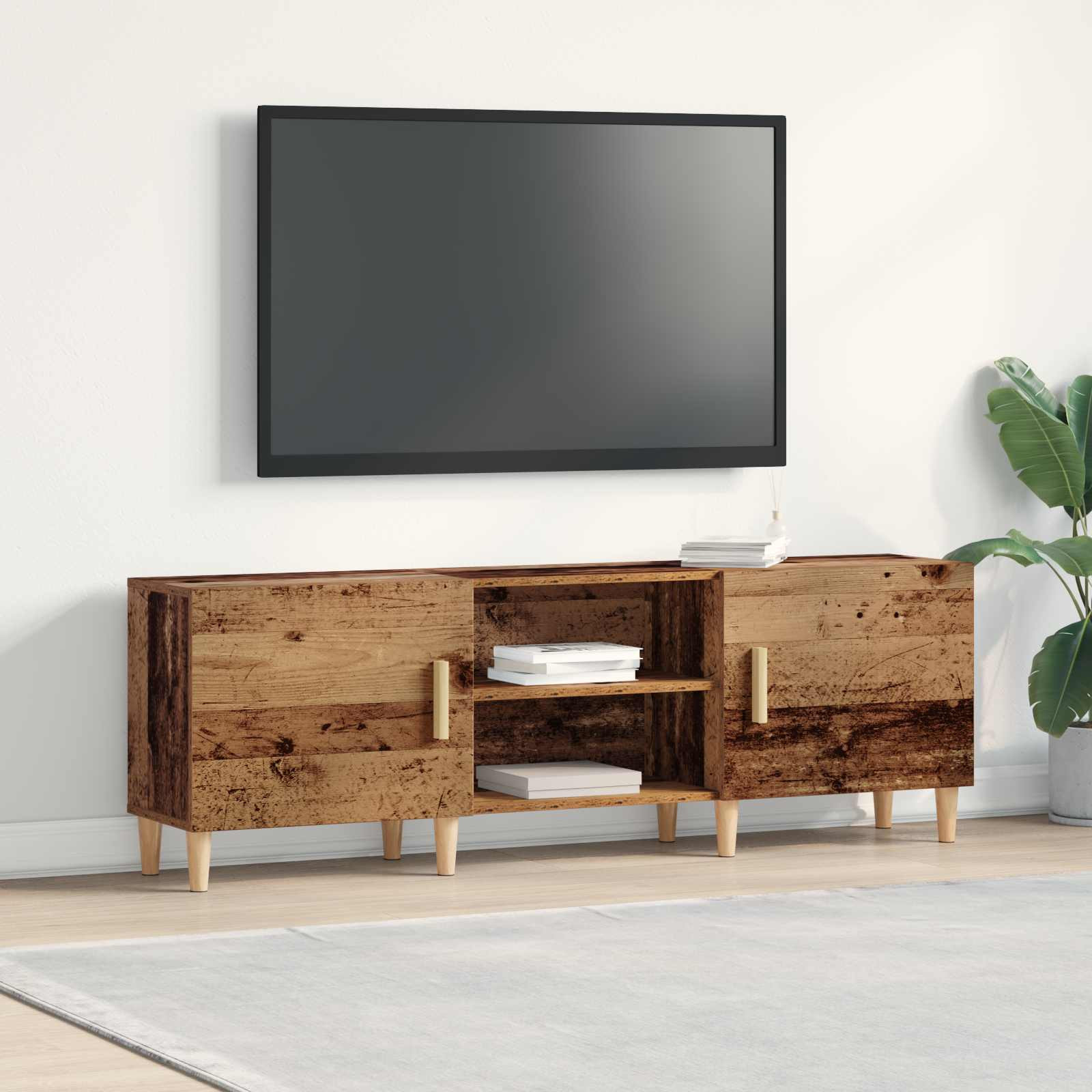 vidaXL TV-Schränk Altholz 150 x 30 x 50 cm Holzwerkstoff