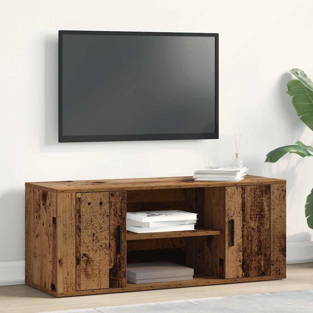 vidaXL TV-Schränk Altholz 100 x 35 x 40 cm Holzwerkstoff