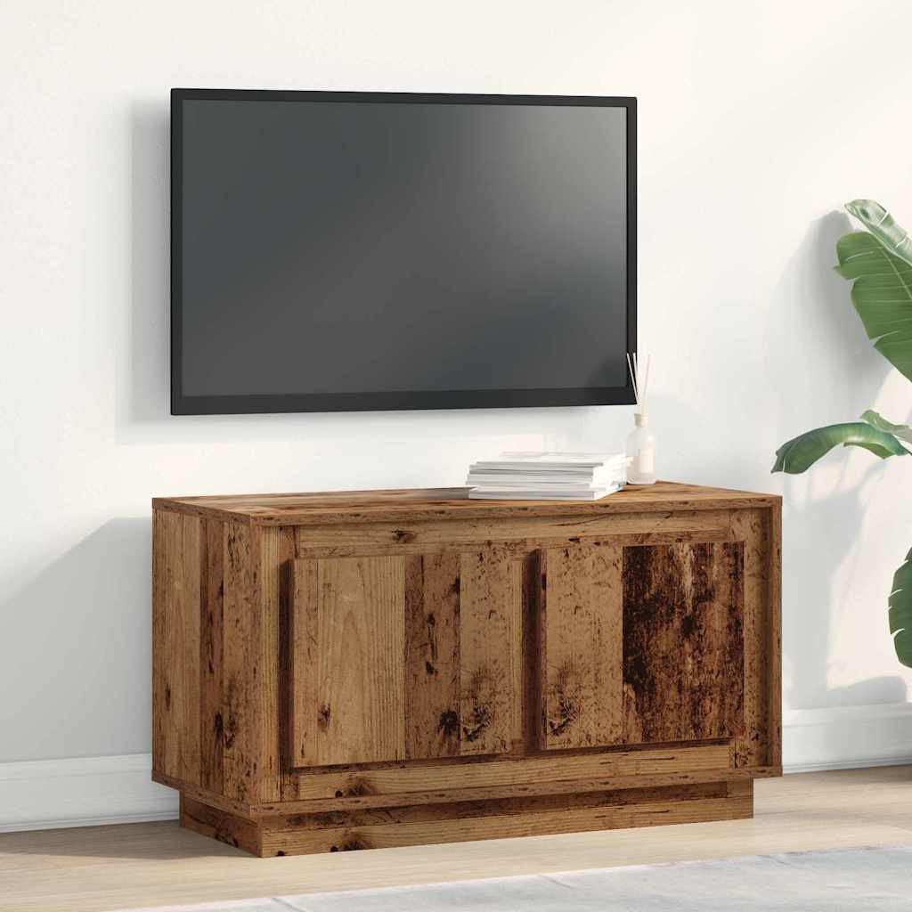 vidaXL TV-Schränk Altholz 80 x 35 x 45 cm Holzwerkstoff
