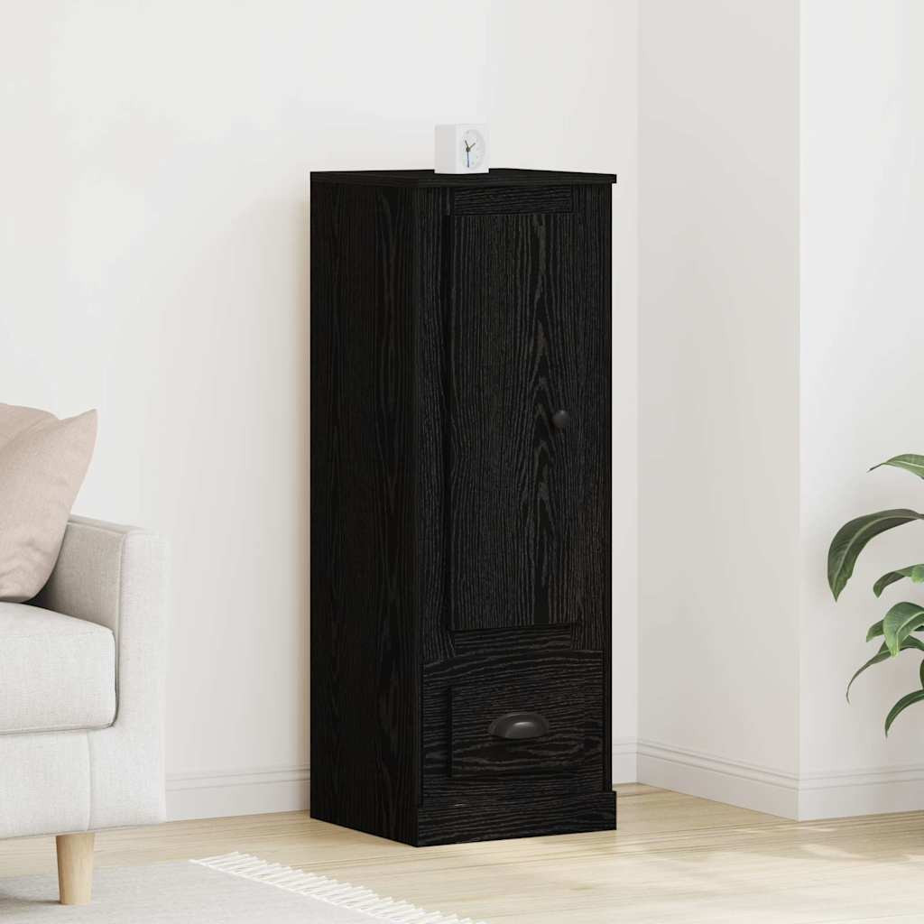 vidaXL Highboard Schwarz Eichen-Optik 36 x 35.5 x 103.5 cm
