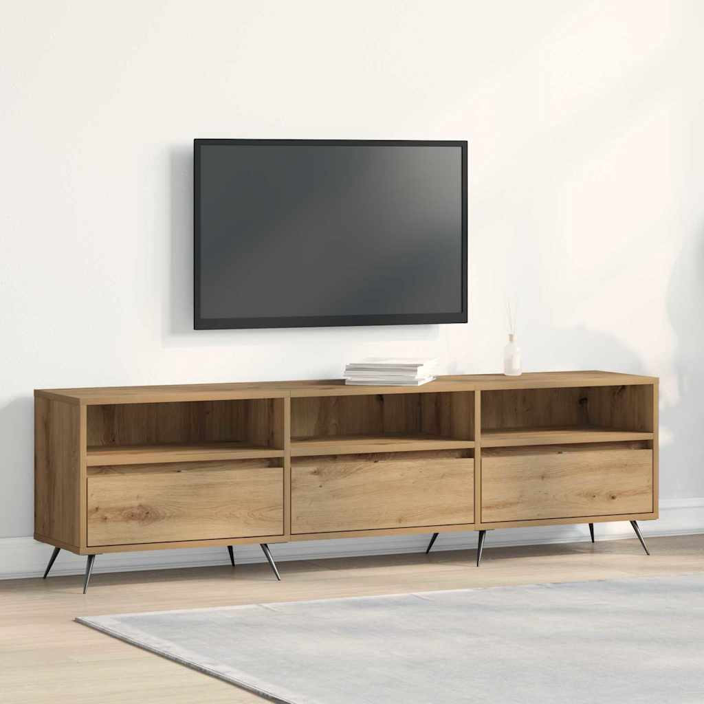 vidaXL TV-Schränk 150 x 30 x 44,5 cm Artisan-Eiche Holzwerkstoff