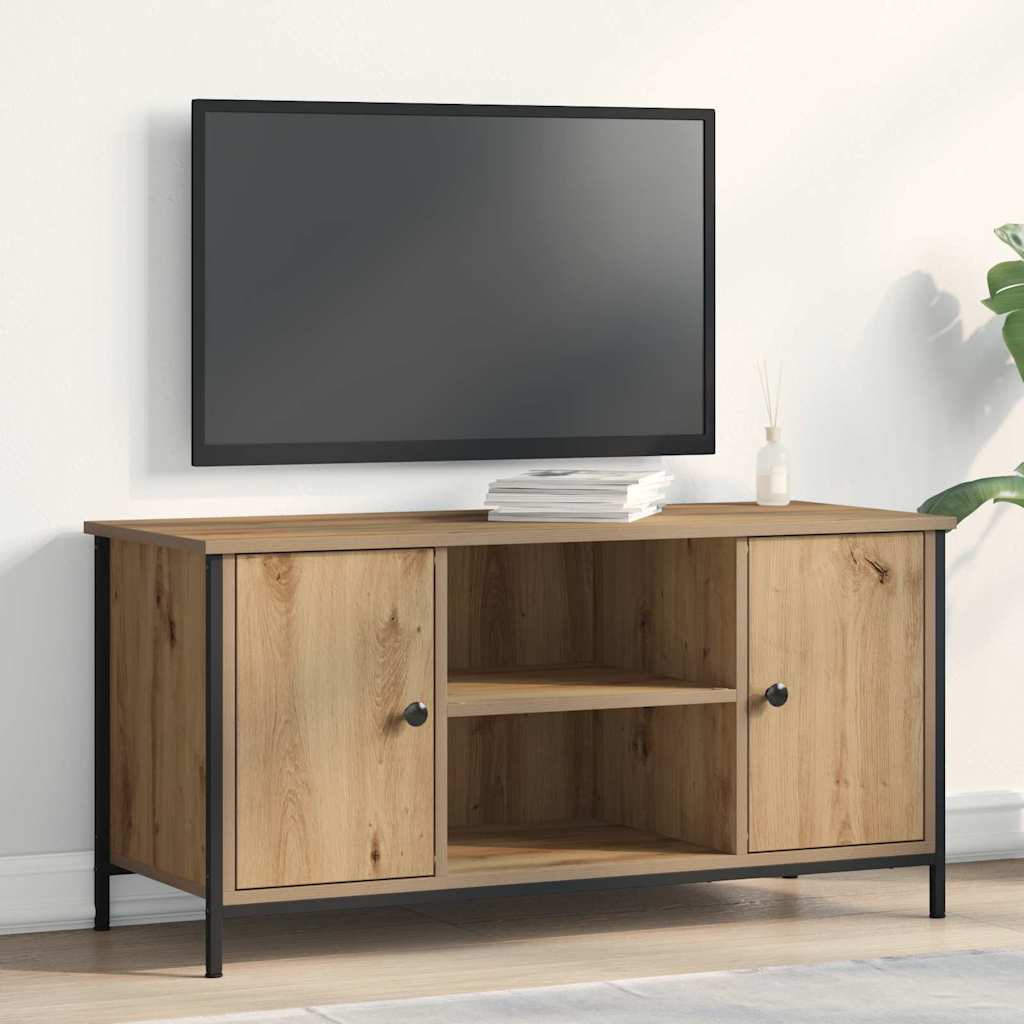 vidaXL TV-Schränk 100 x 40 x 50 cm Artisan-Eiche Holzwerkstoff