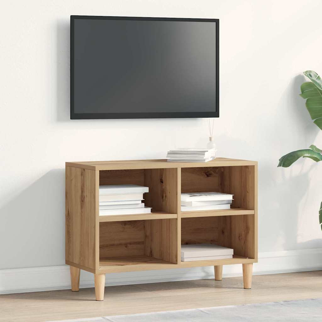 vidaXL TV-Schränk 69,5 x 30 x 50 cm Artisan-Eiche Holzwerkstoff