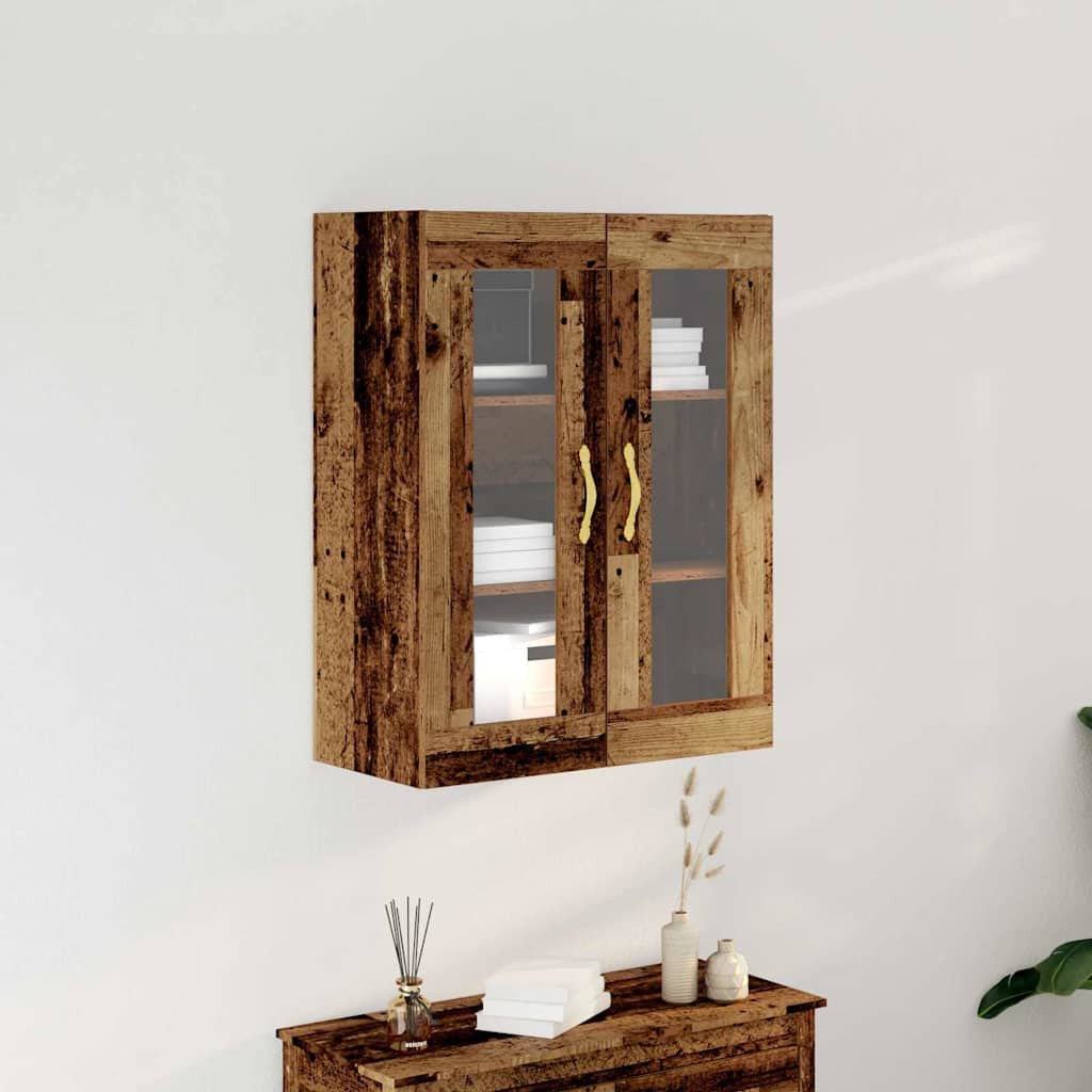 vidaXL Wandschrank Altholz 69,5 x 34 x 90 cm Holzwerkstoff
