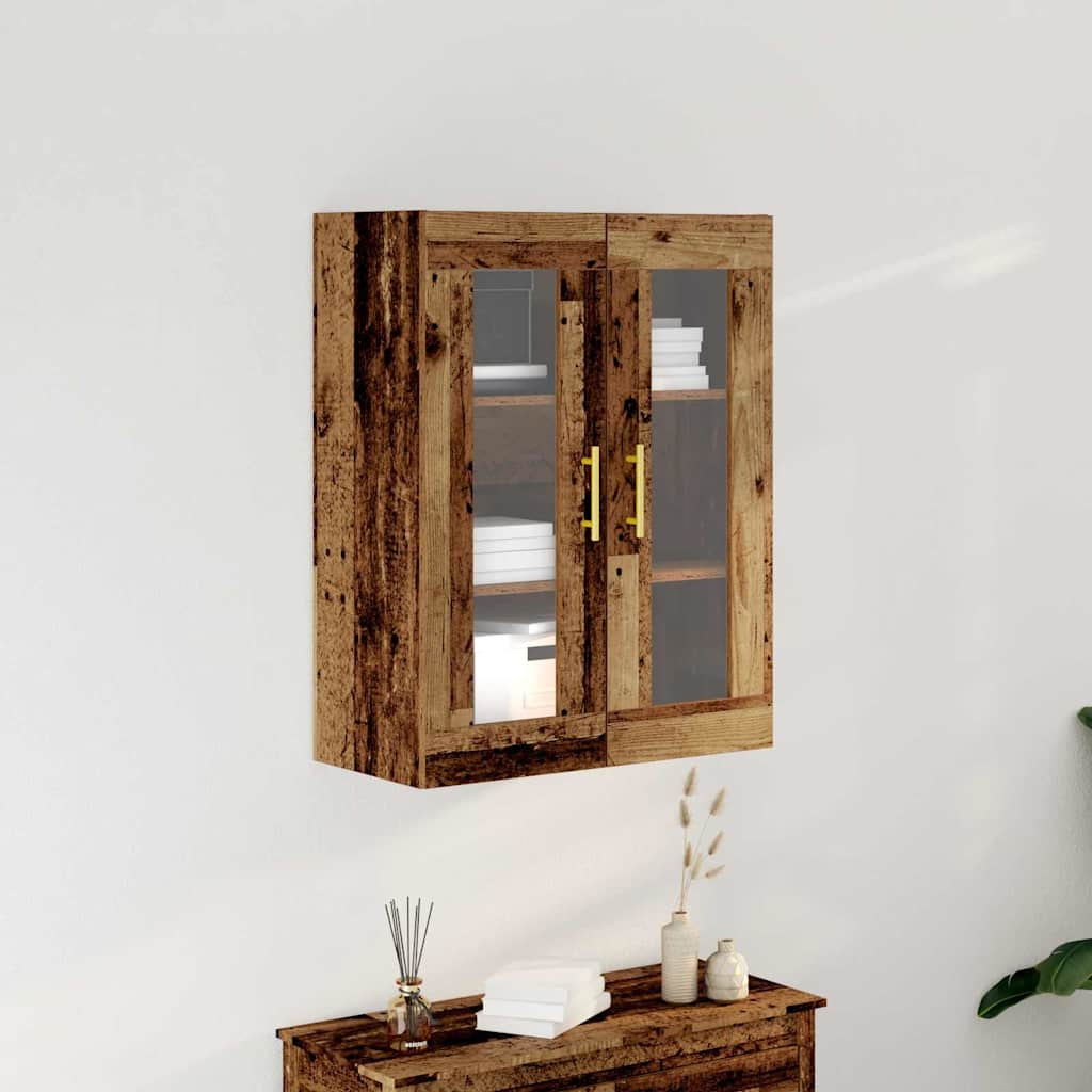 vidaXL Wandschrank Altholz 69,5 x 34 x 90 cm Holzwerkstoff