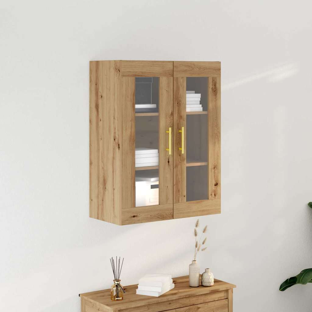 vidaXL Wandschrank Artisan-Eiche 69,5 x 34 x 90 cm Holzwerkstoff